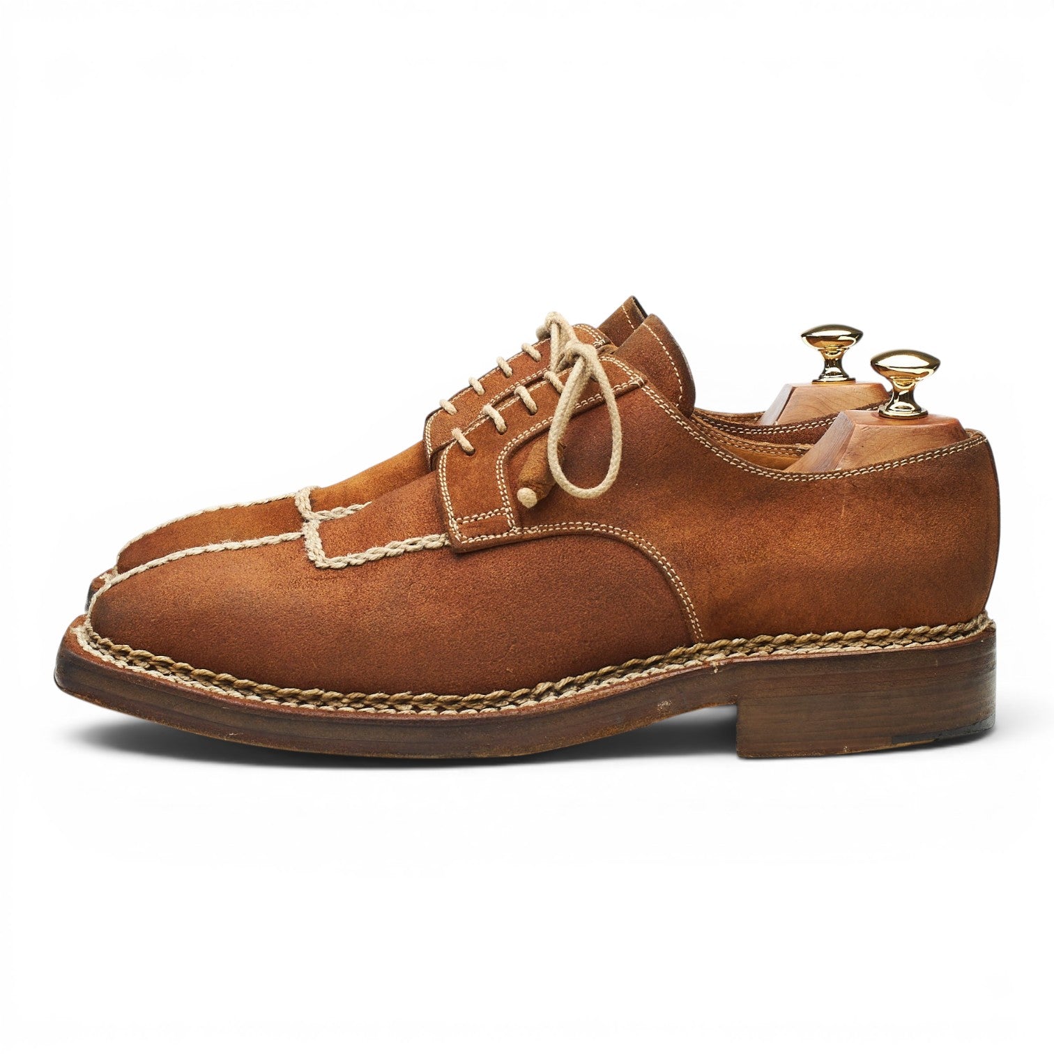 Stefano Branchini derby daim marron UK 9.5 bout droit