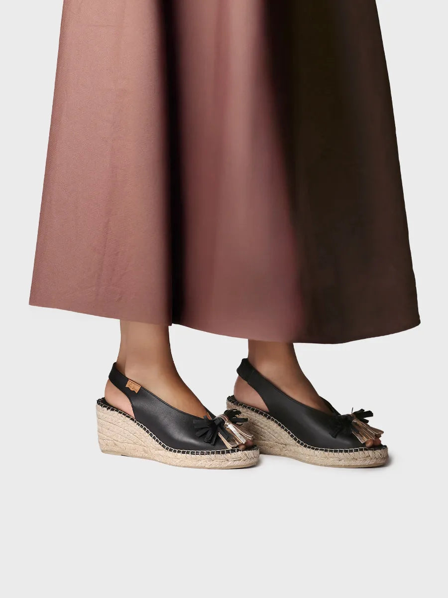 Toni Pons Laila-PF espadrille compensée cuir 7 cm