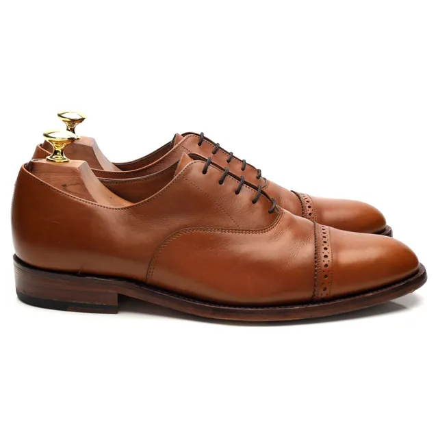 Sanders 8469T richelieu cuir marron UK 7