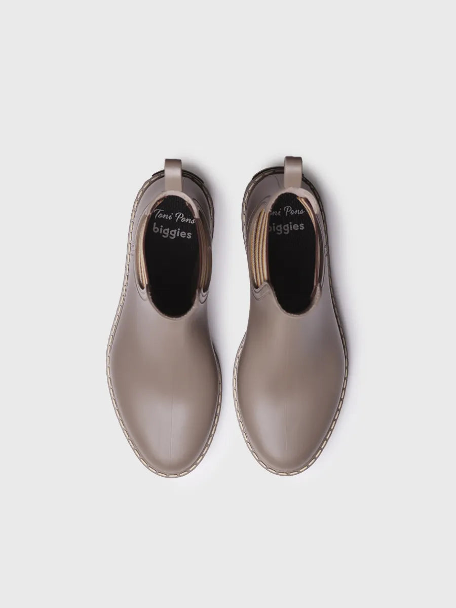 Toni Pons Corbin bottine Chelsea imperméable taupe