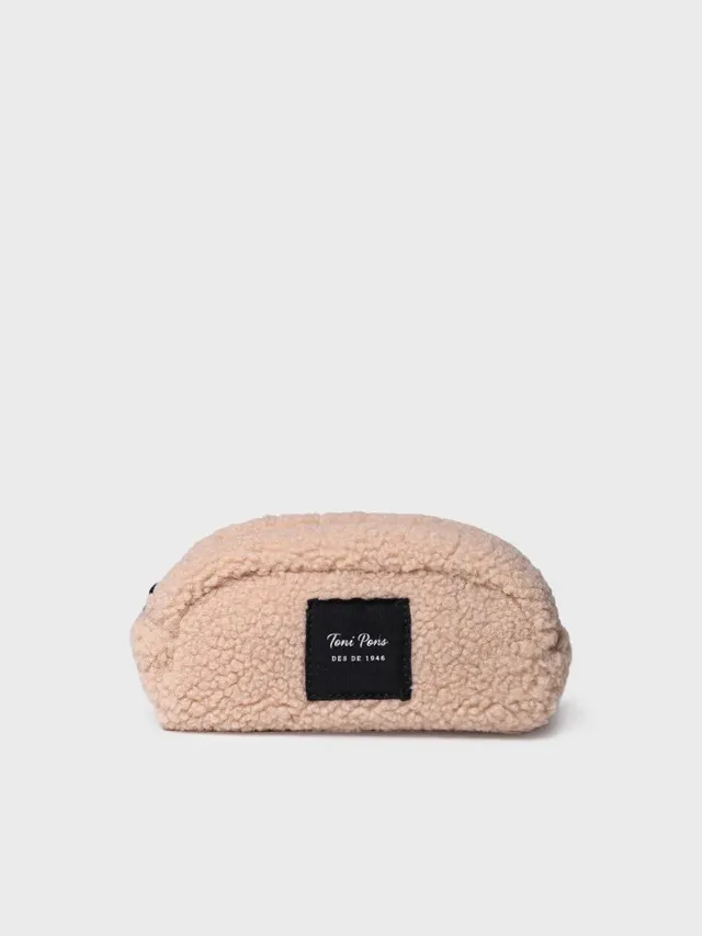 Toni Pons Dubbi trousse toilette sherpa taupe