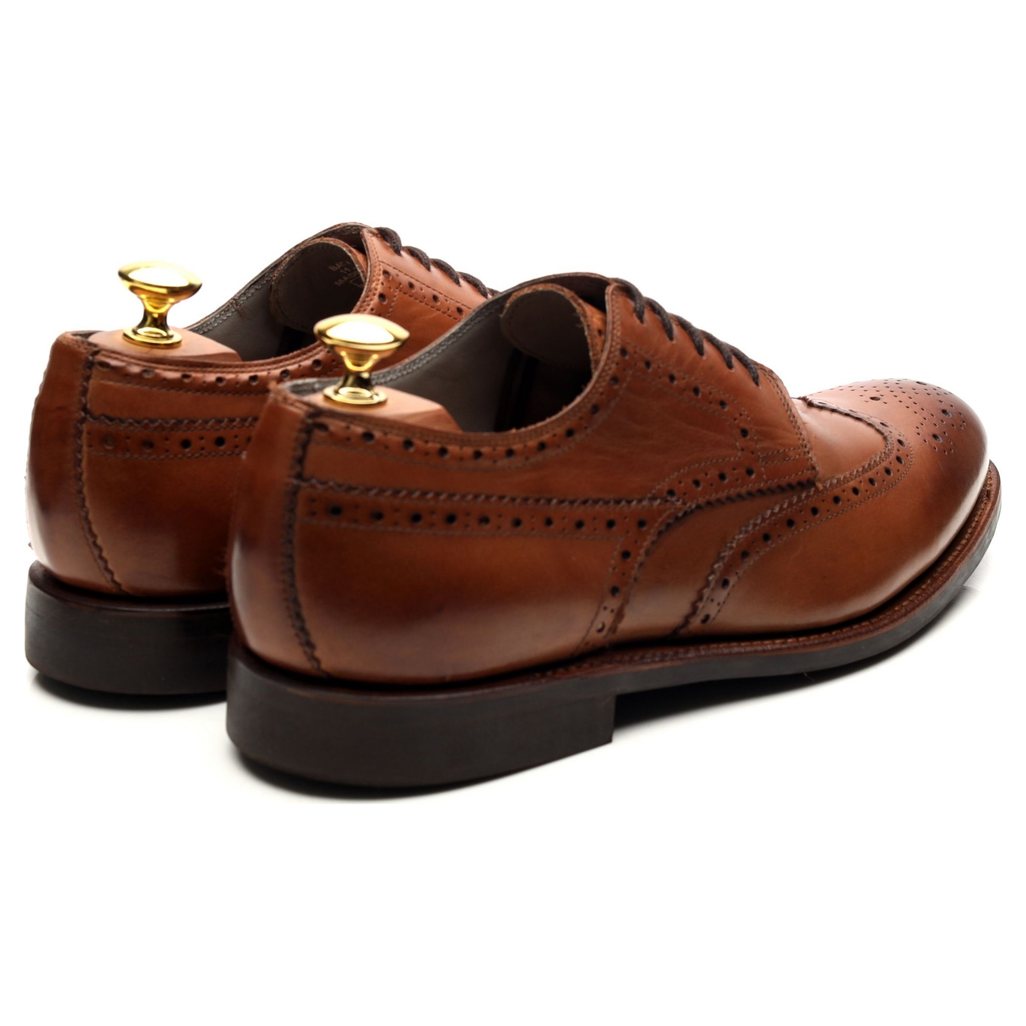 Herring Bath derby cuir cognac UK 8