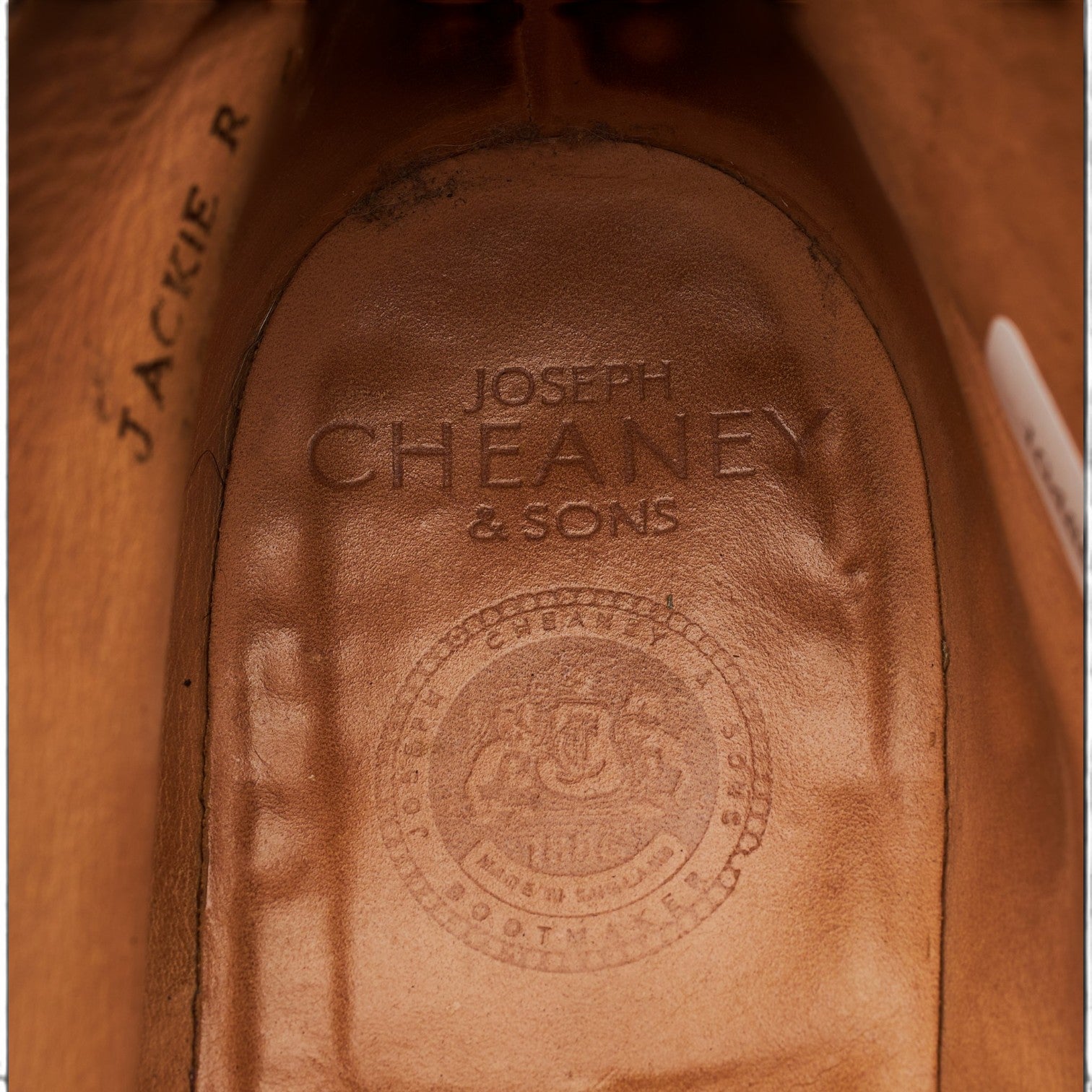 Cheaney Jackie boots chukka noir pointure UK 8 cuir grainé