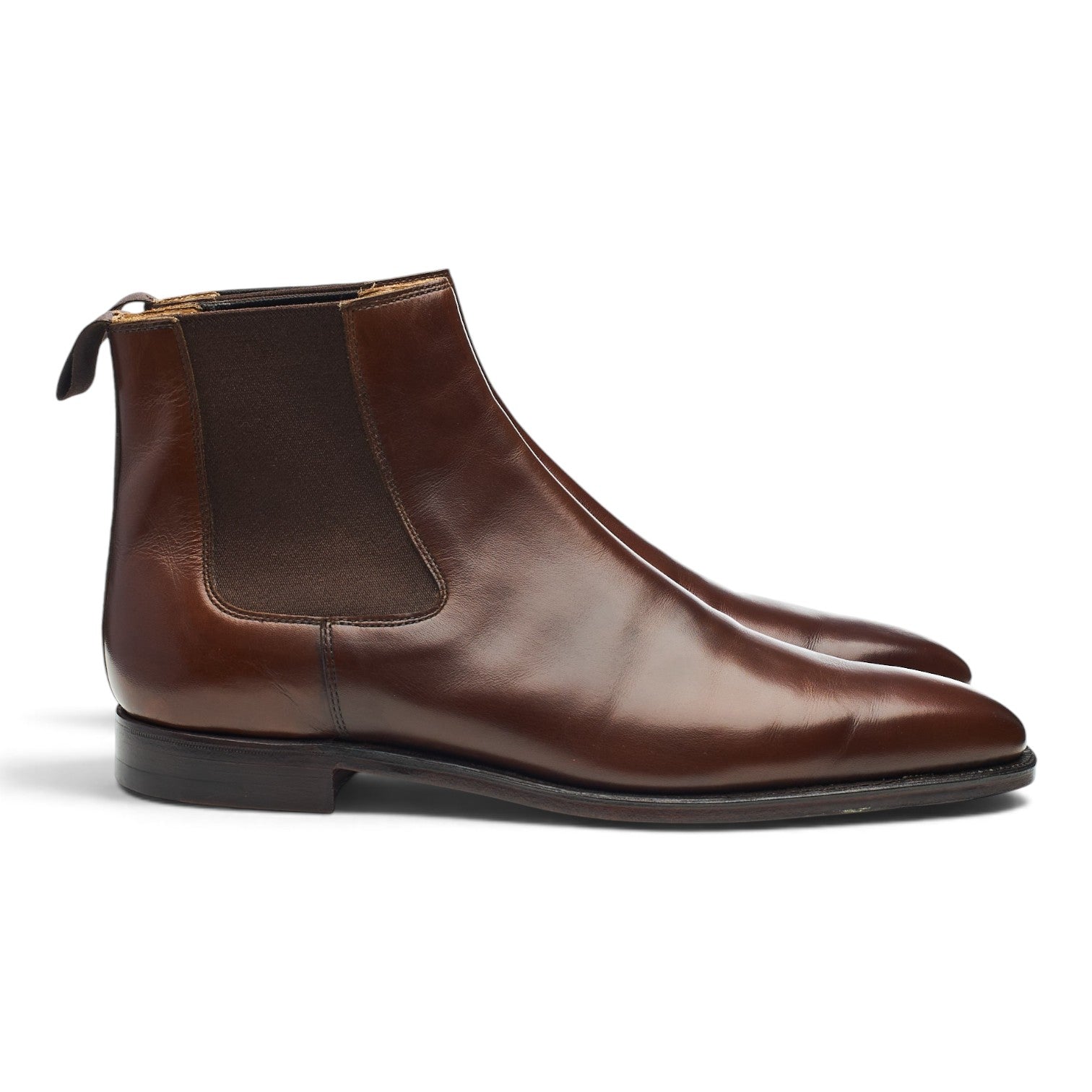Crockett & Jones Lingfield bottines chelsea cuir marron 7.5