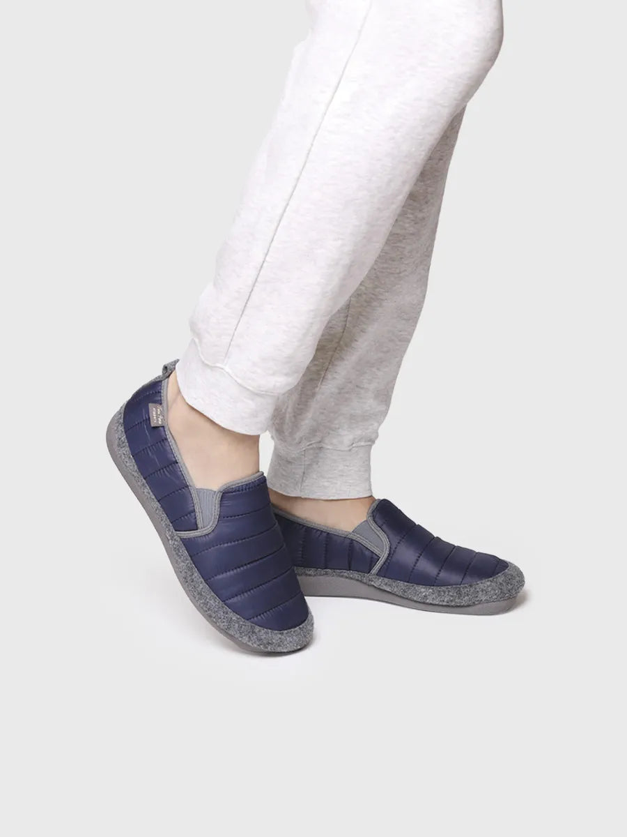 Toni Pons Ned-TK chausson homme bleu marine matelassé