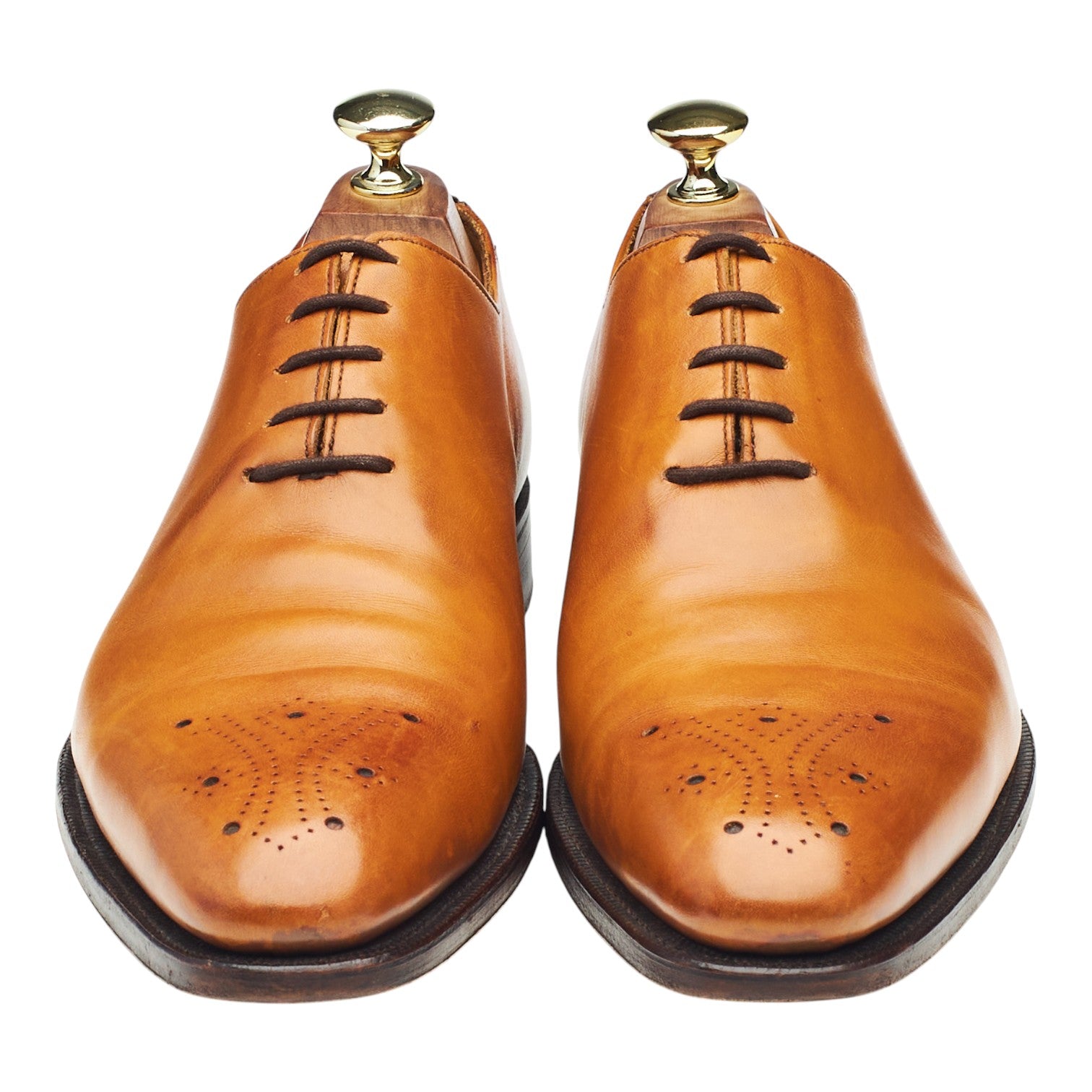 Marks & Spencer richelieu cuir marron UK 7,5 homme