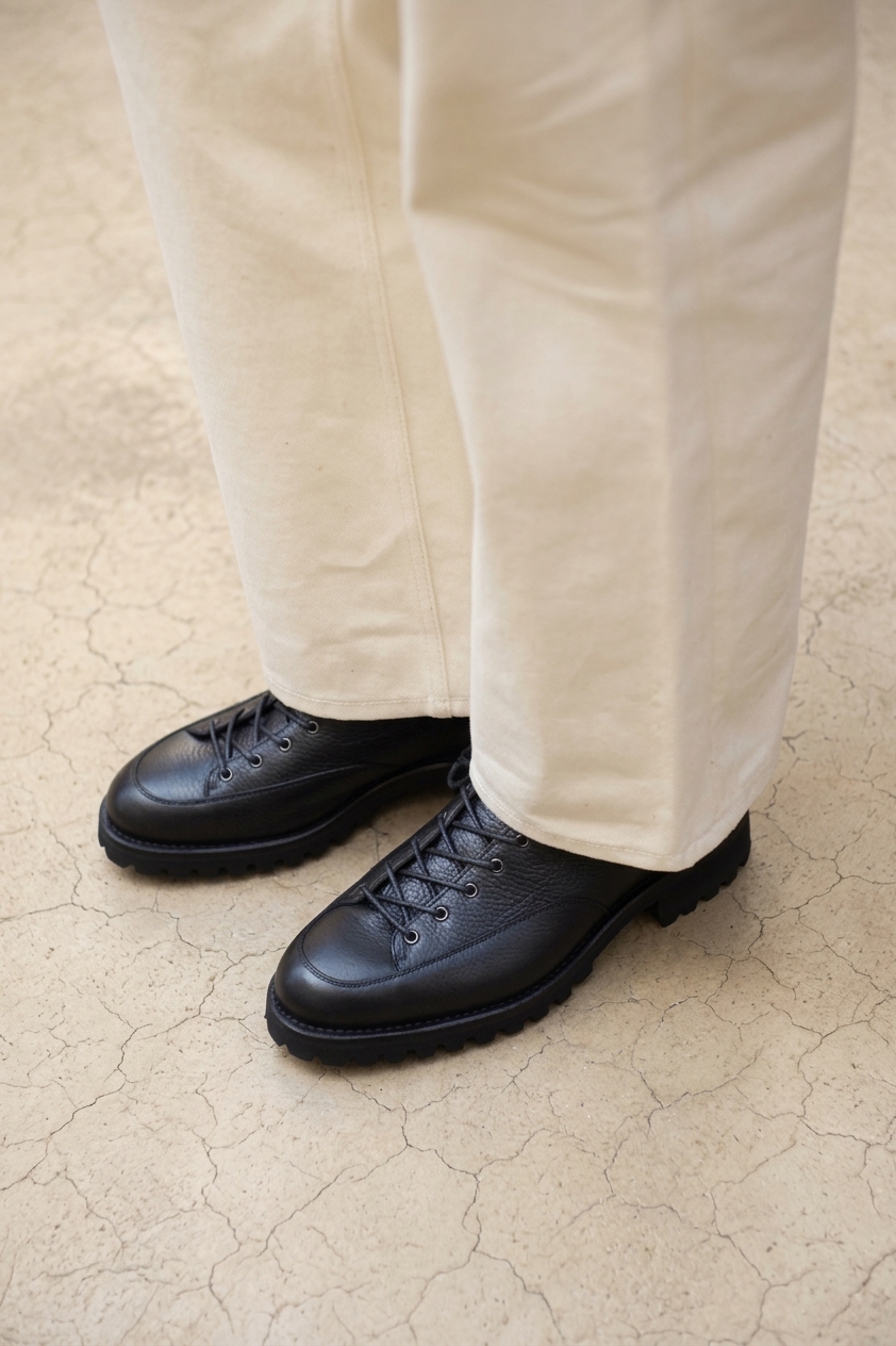 Malfroid Explorer II Low derby cuir grainé