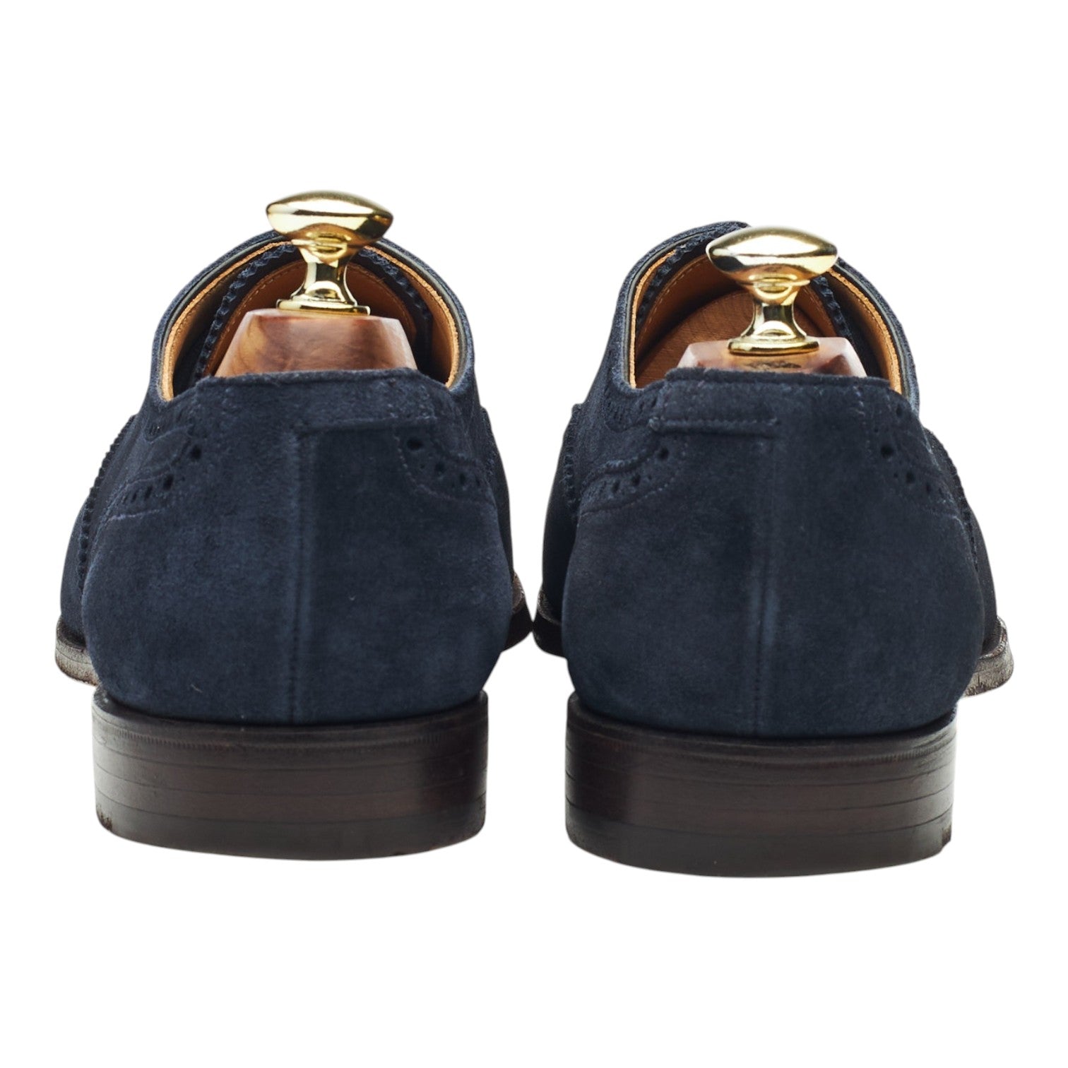 Crockett & Jones Westfield oxford daim bleu pointure UK 7,5