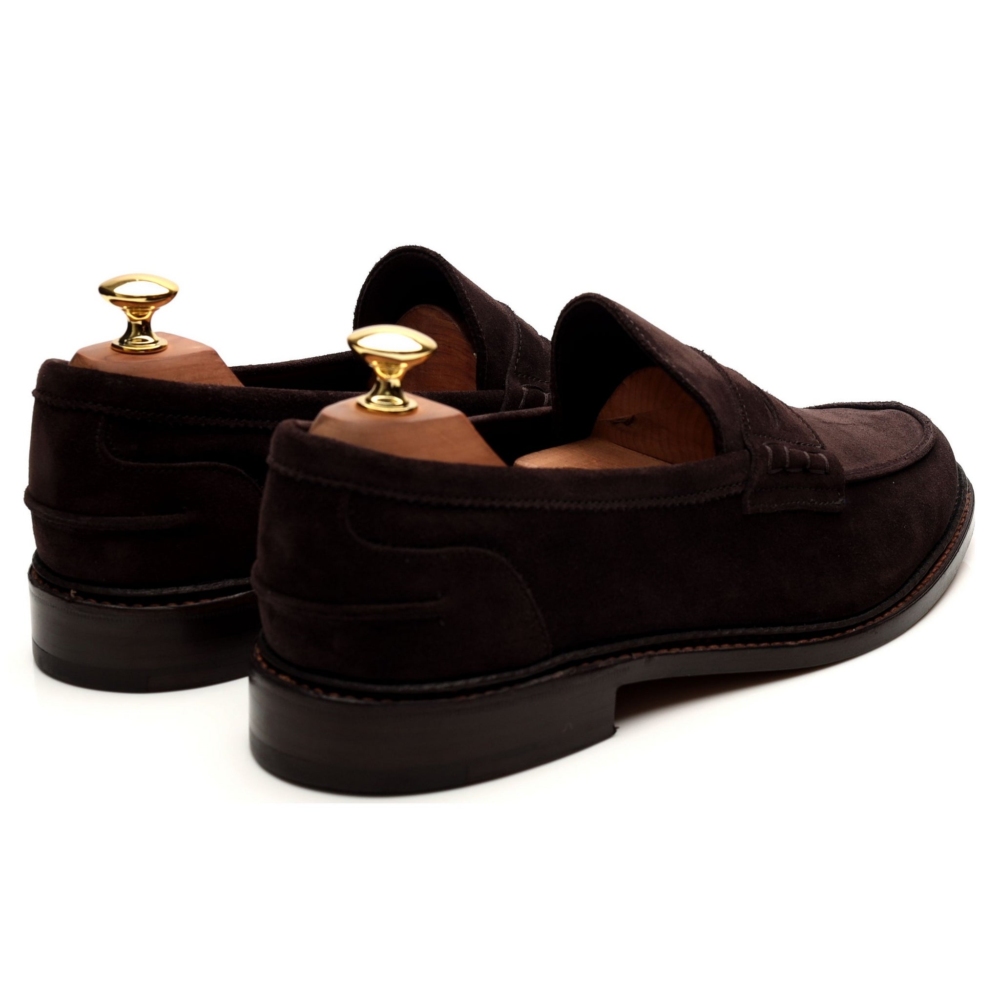 Tricker's Adam mocassin suède marron 9 penny