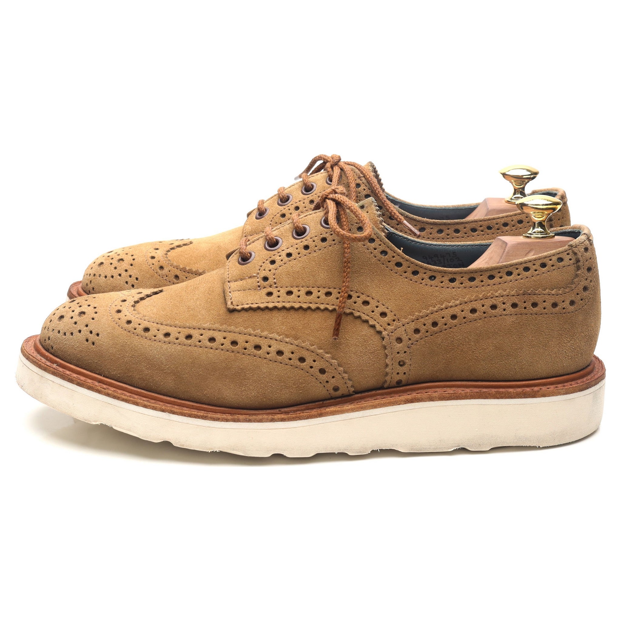 Tricker's Bourton derbies daim marron UK 8