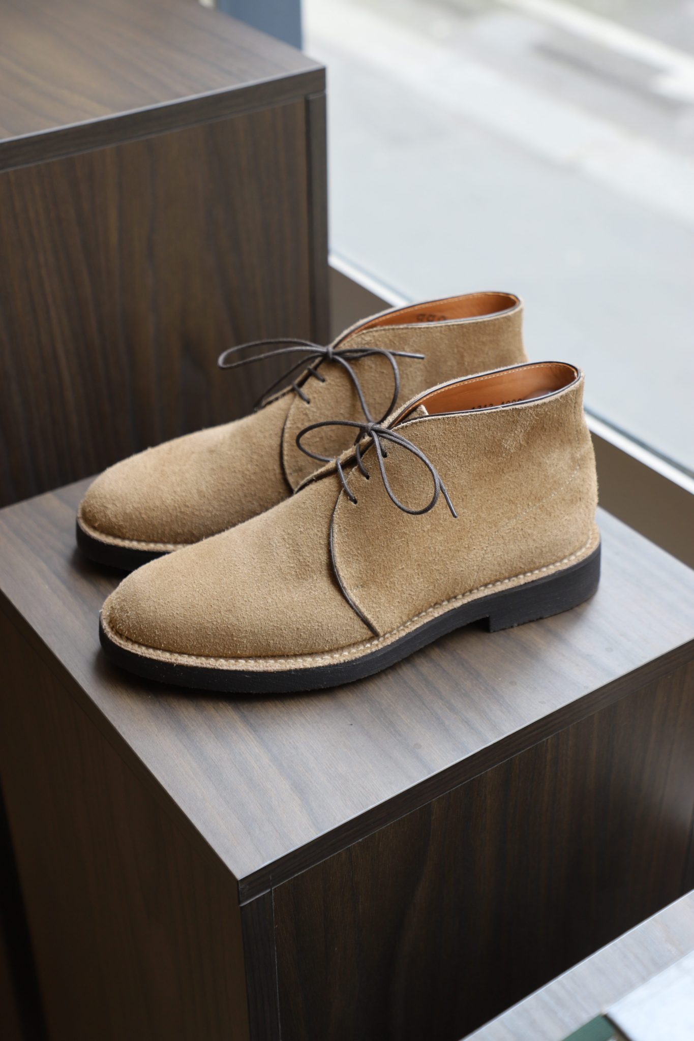 Malfroid Izoard Loft desert boots veau velours semelle crêpe