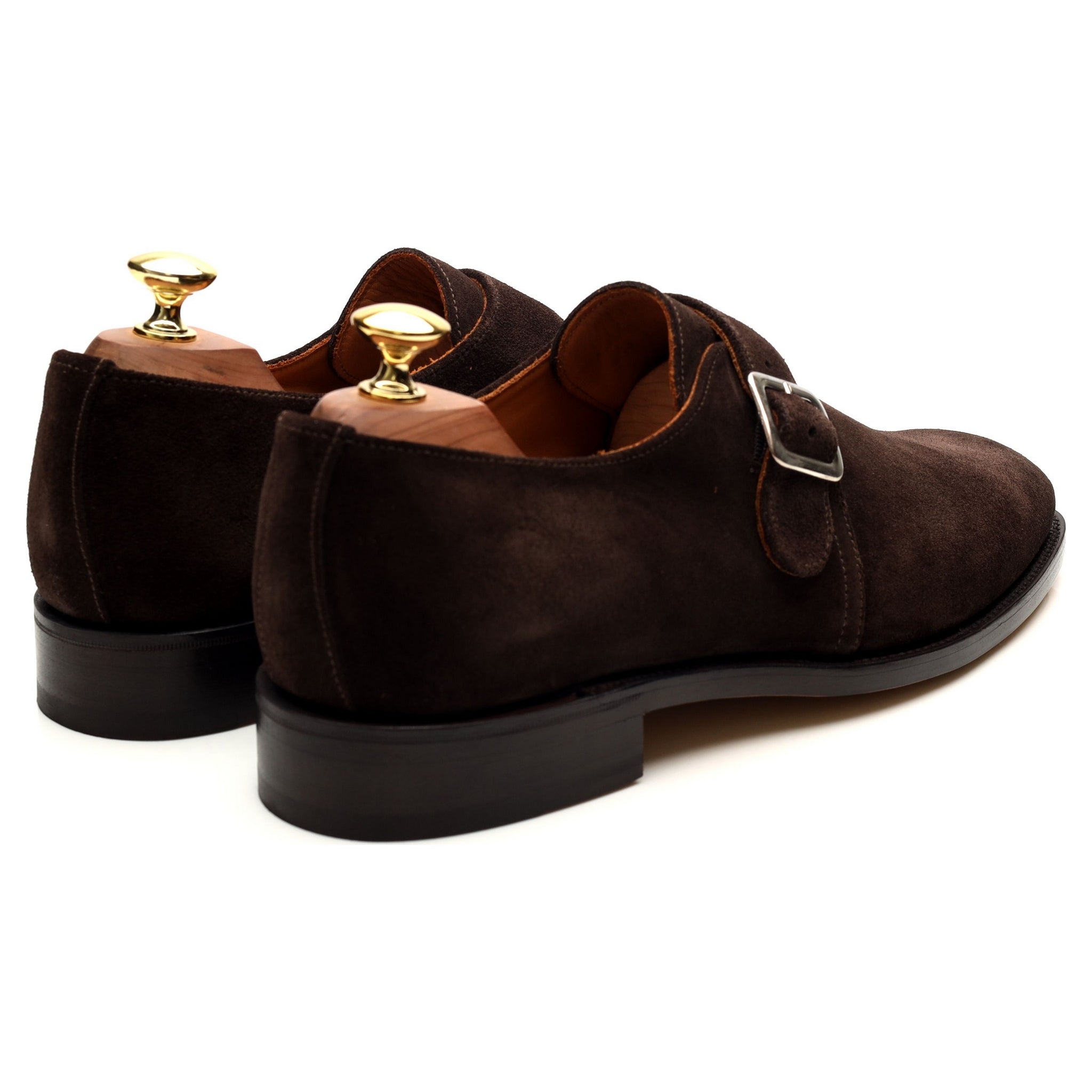 Sanders Rome monk daim marron pointure UK 8