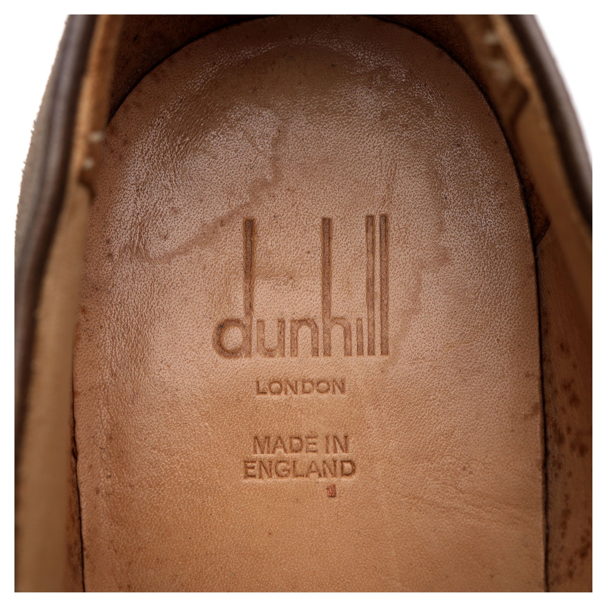 Dunhill Litsoon derby suède pierre UK 7.5