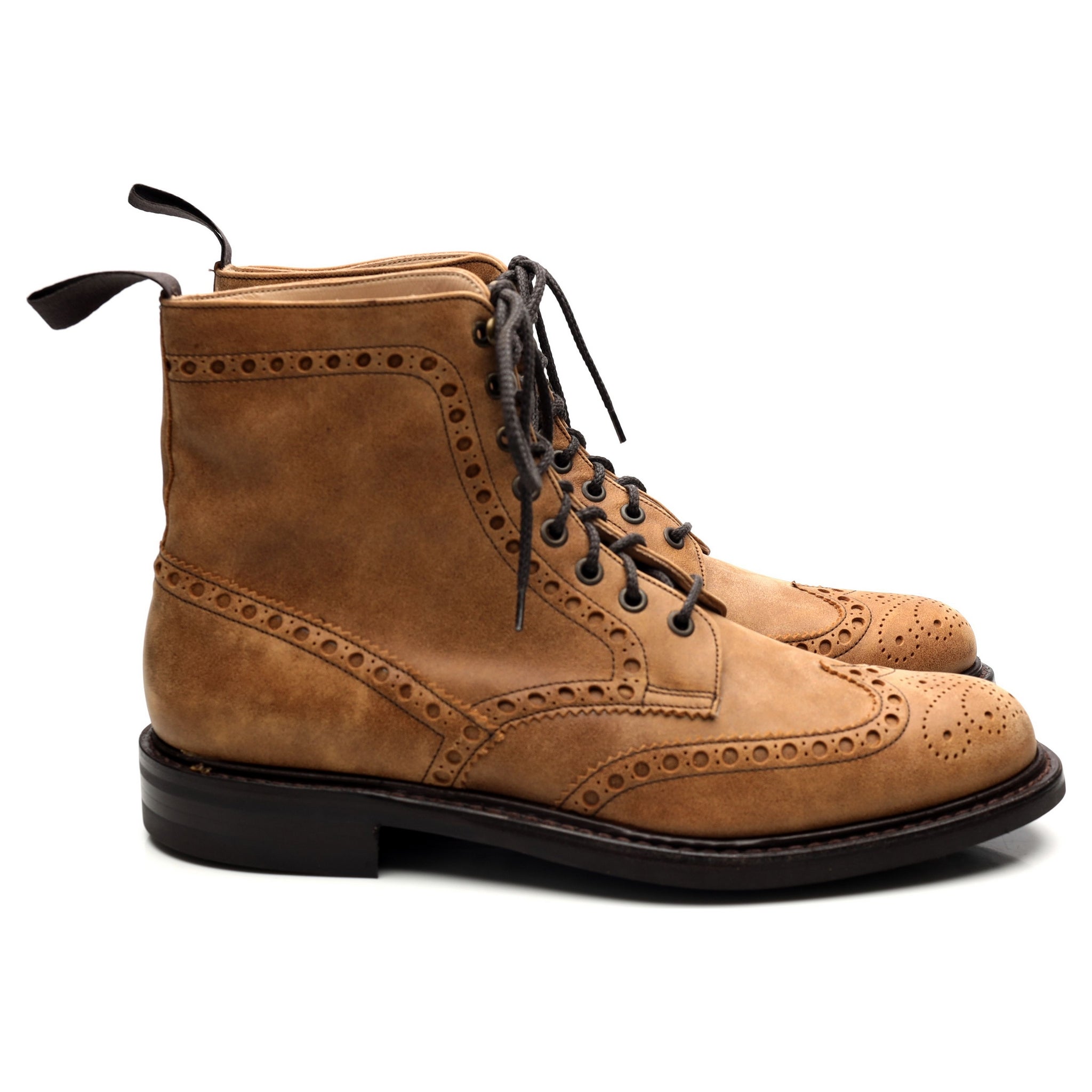 Cheaney Tweed bottines brogue daim sable 9.5