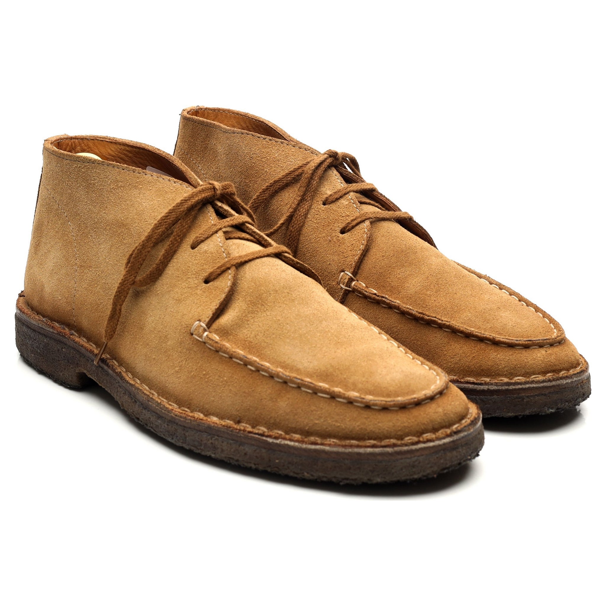 Drake’s Crosby boots chukka daim marron UK 9,5