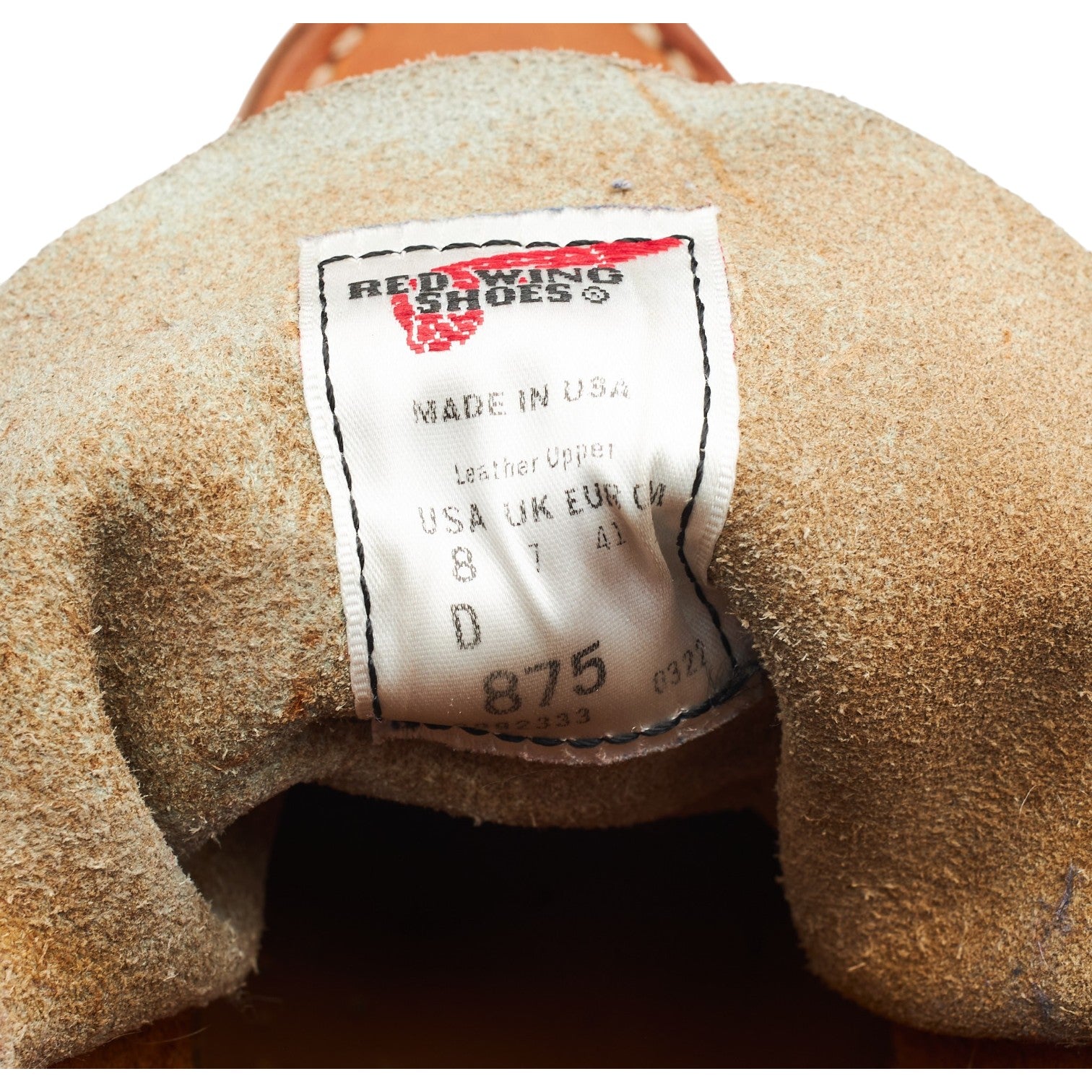 Red Wing 875 bottines moc toe marron UK 7 cuir