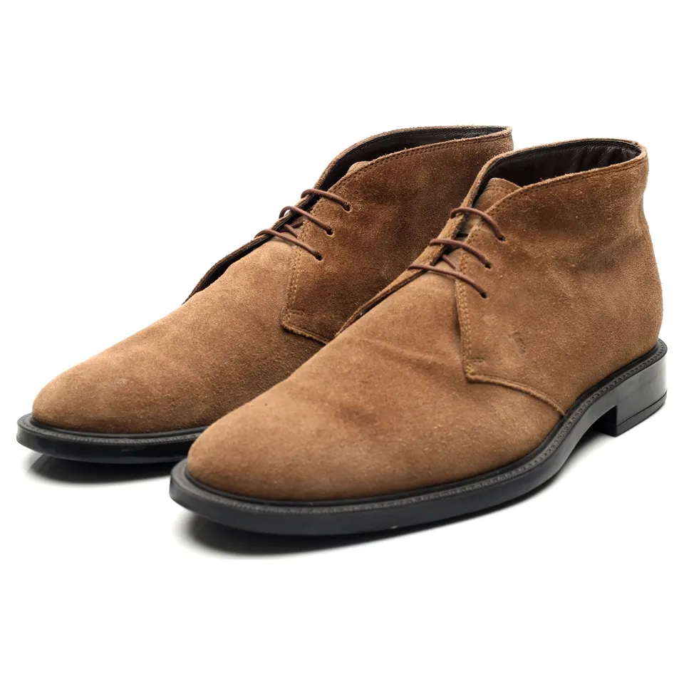 Tod's bottines chukka daim marron UK 9.5