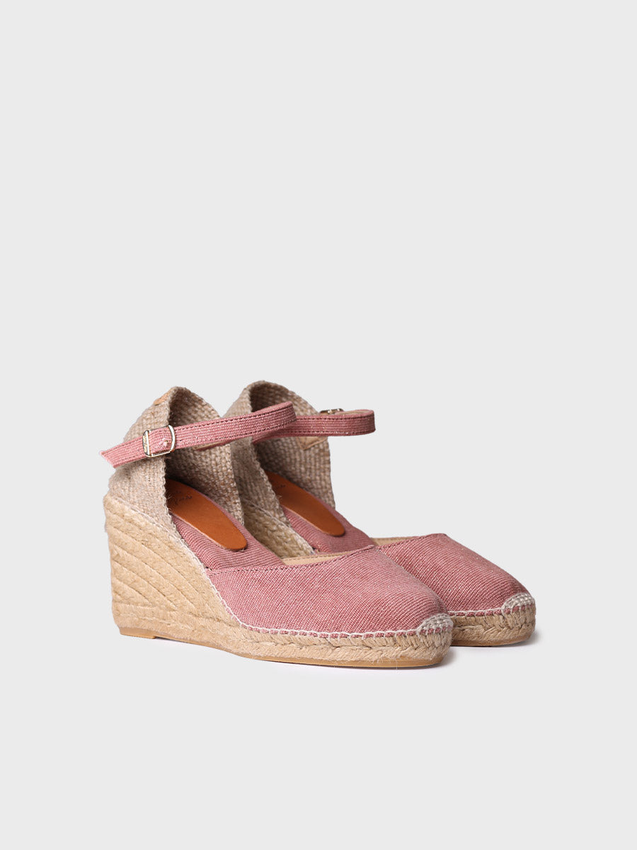 Toni Pons Piper-GY espadrilles lin coton talon 7 cm