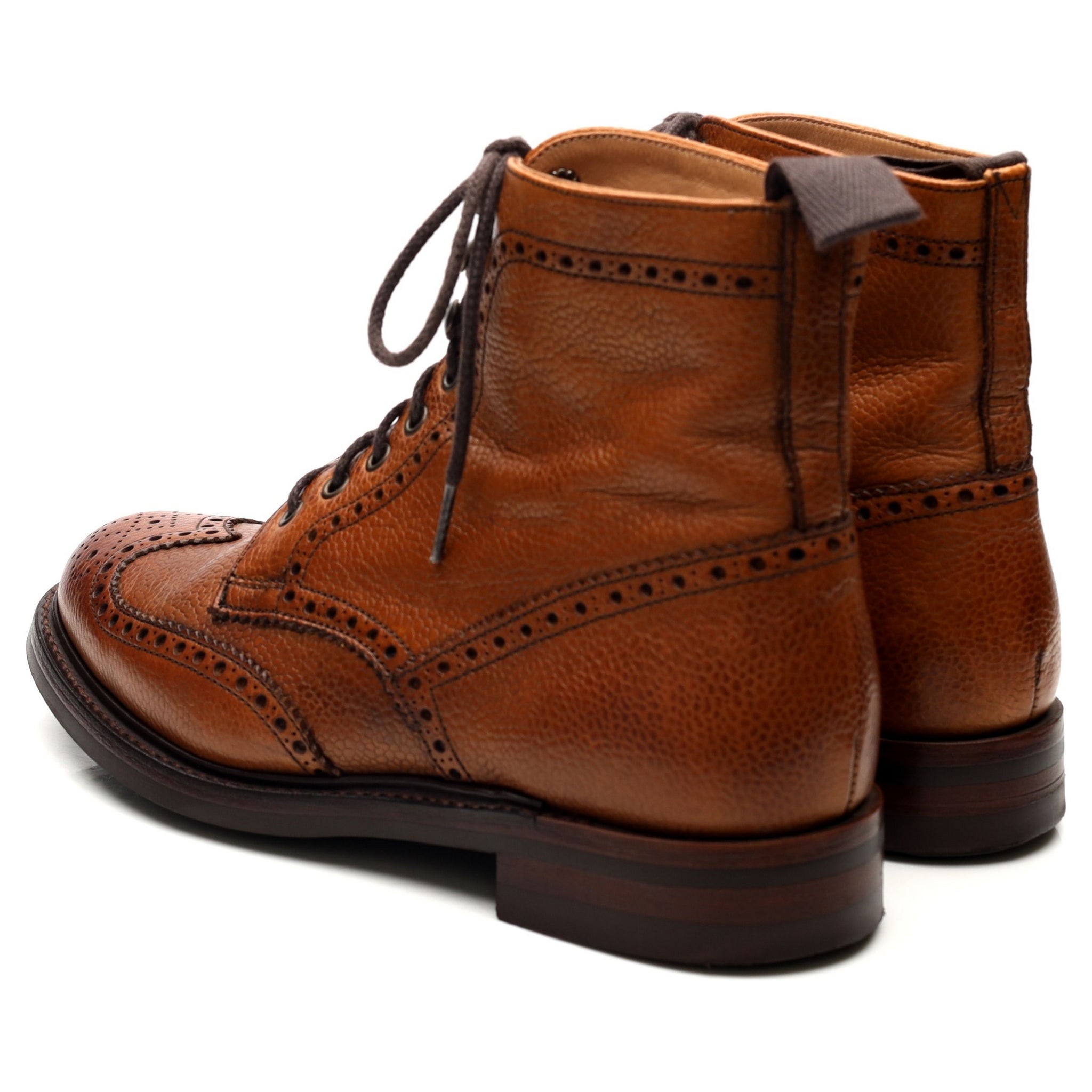 Cheaney Olivia bottines brogues cuir marron 38