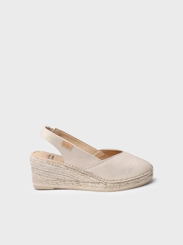 Toni Pons Termal espadrilles cuir glace large 6,5 cm