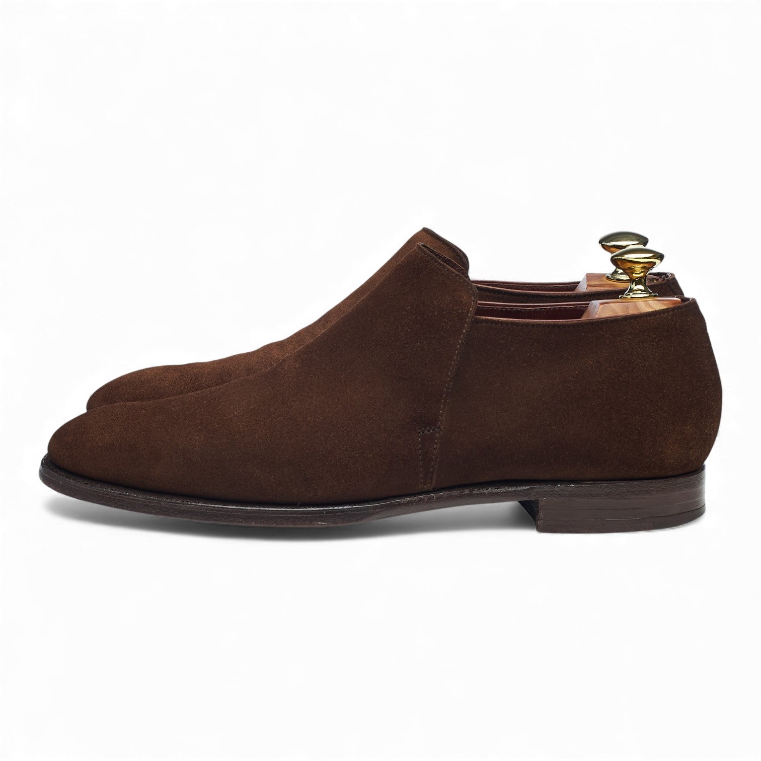 Crockett & Jones Kempton boots suède marron UK 7