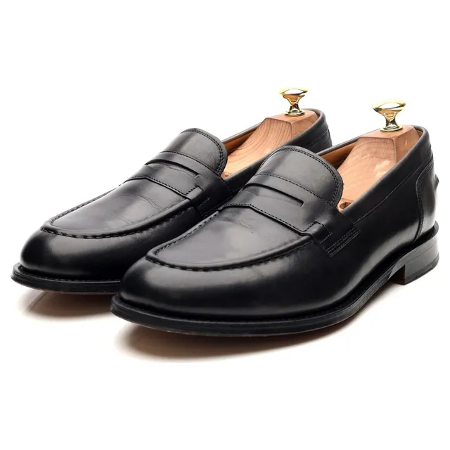 Grenson Maxwell mocassin cuir gris foncé UK 8