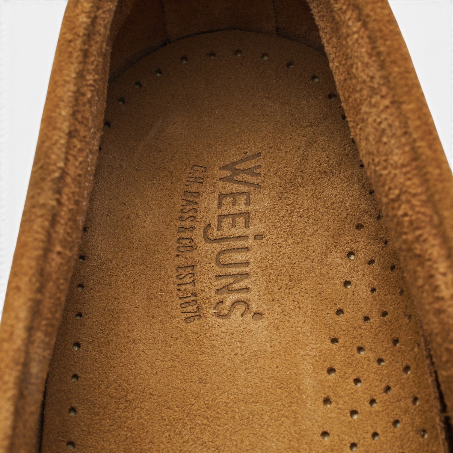 G.H. Bass Weejuns mocassin suède marron pointure UK 9,5