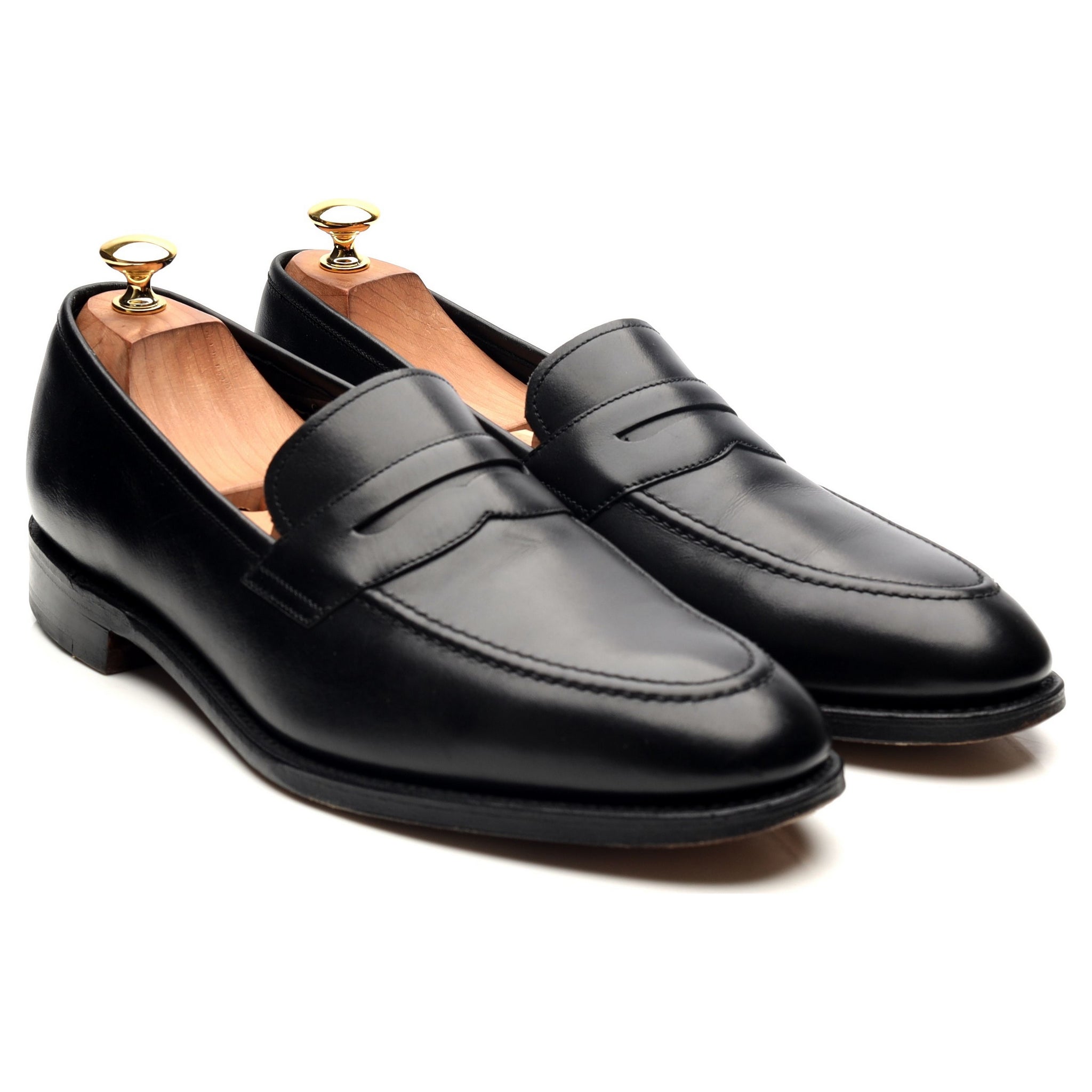 Loake 1880 Whitehall mocassins cuir noir pointure UK 10