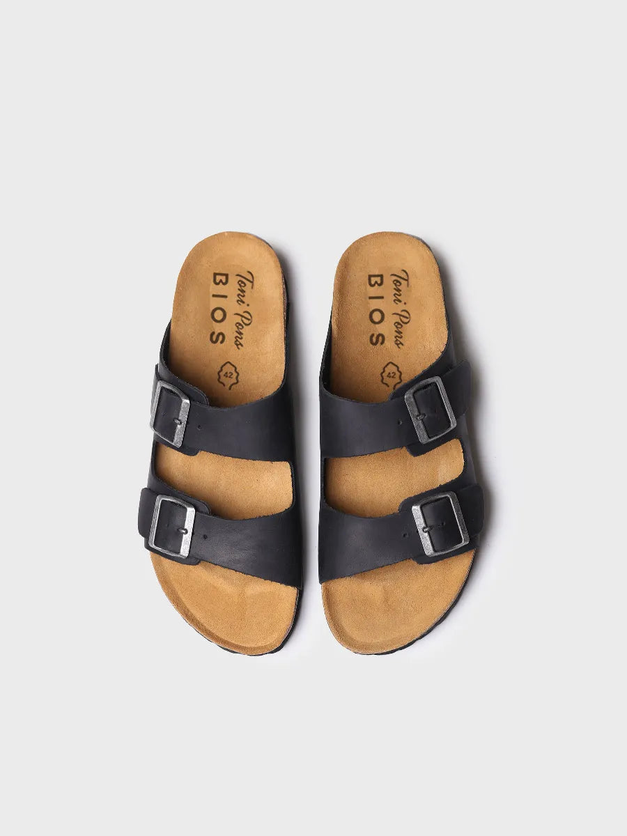 Toni Pons GER-PE sandale homme cuir noir