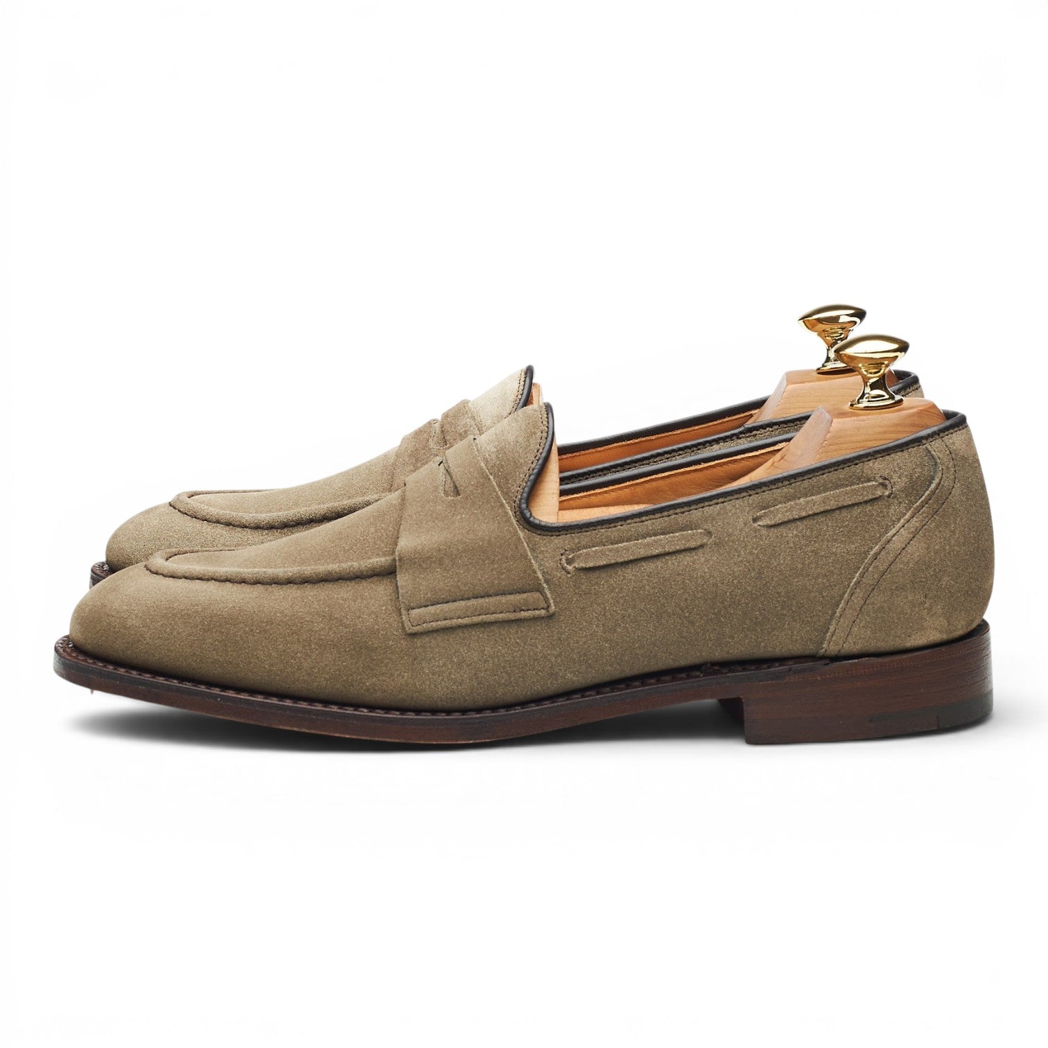 Church's Widnes Mocassin suède pierre pointure UK 6,5