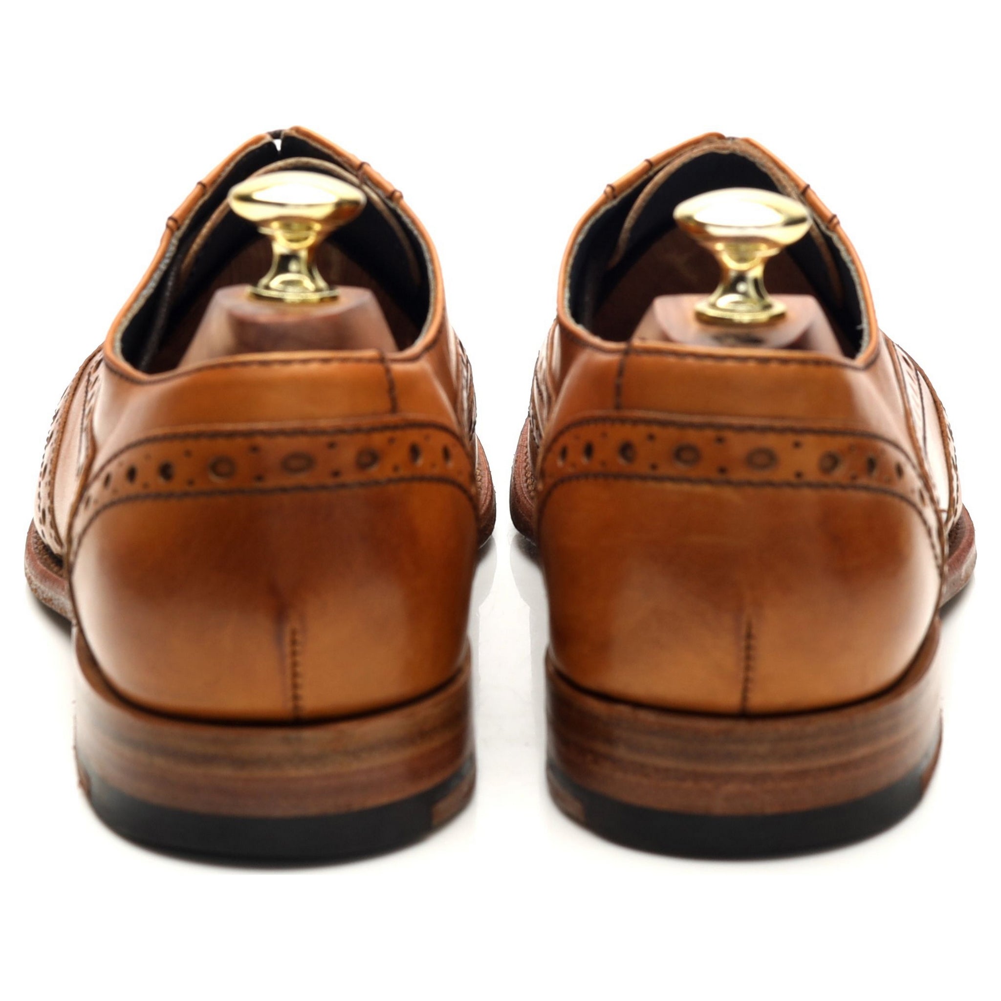 Barker Grant richelieu cuir marron clair UK 7