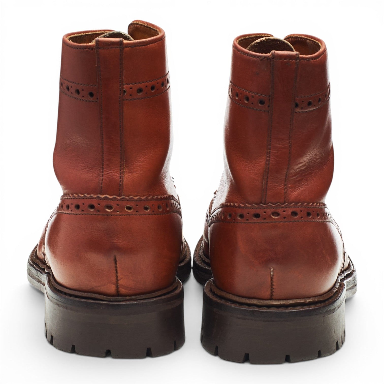 Alfred Sargent Grasmere bottes brogue cuir marron UK 7