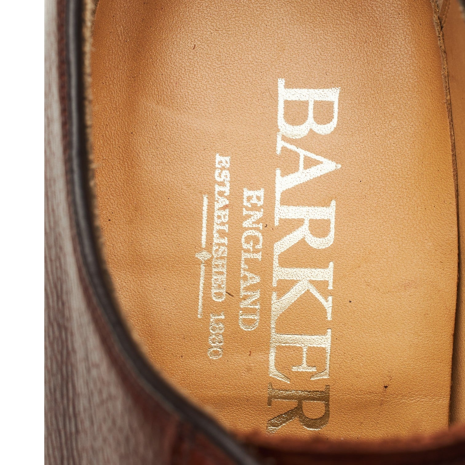 Barker Nairn derby cuir grainé marron UK 7,5