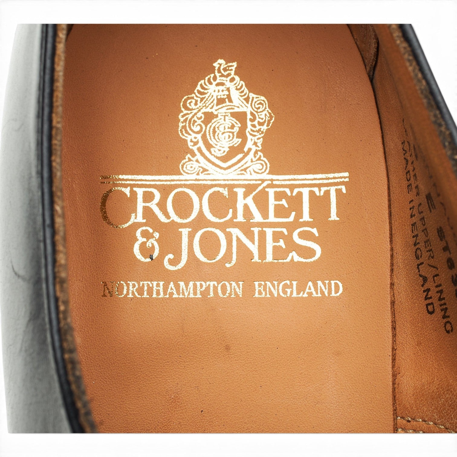 Crockett & Jones Connaught 2 oxford cuir noir pointure UK 8