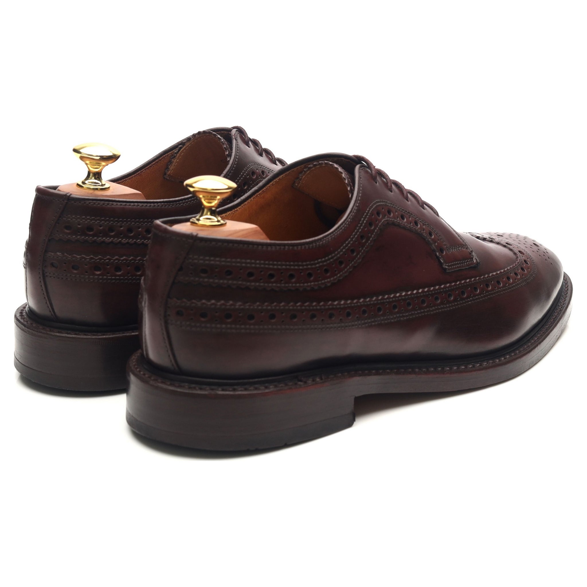 Loake Royal Brogue derby cuir bordeaux 8 poli