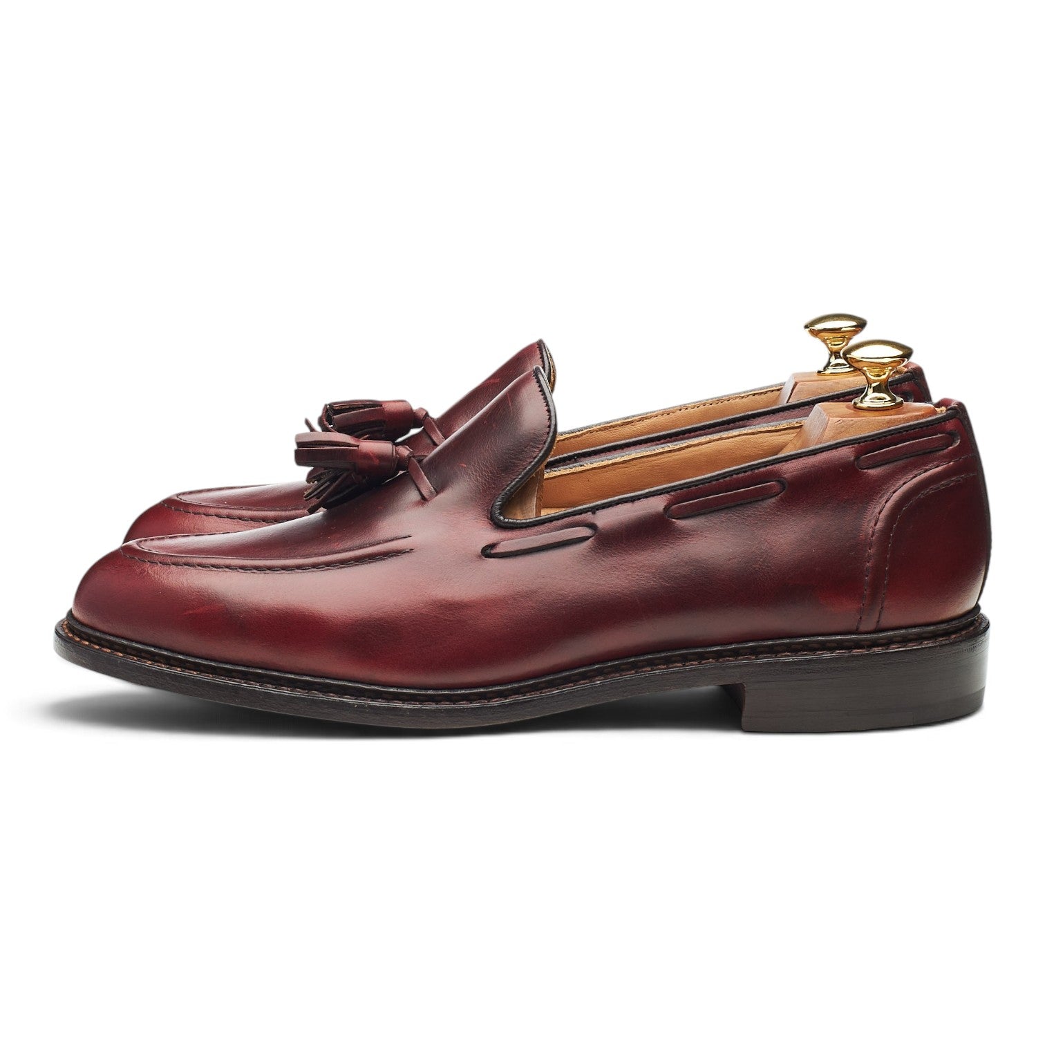 Tricker's Elton mocassins cuir bordeaux pointure 9