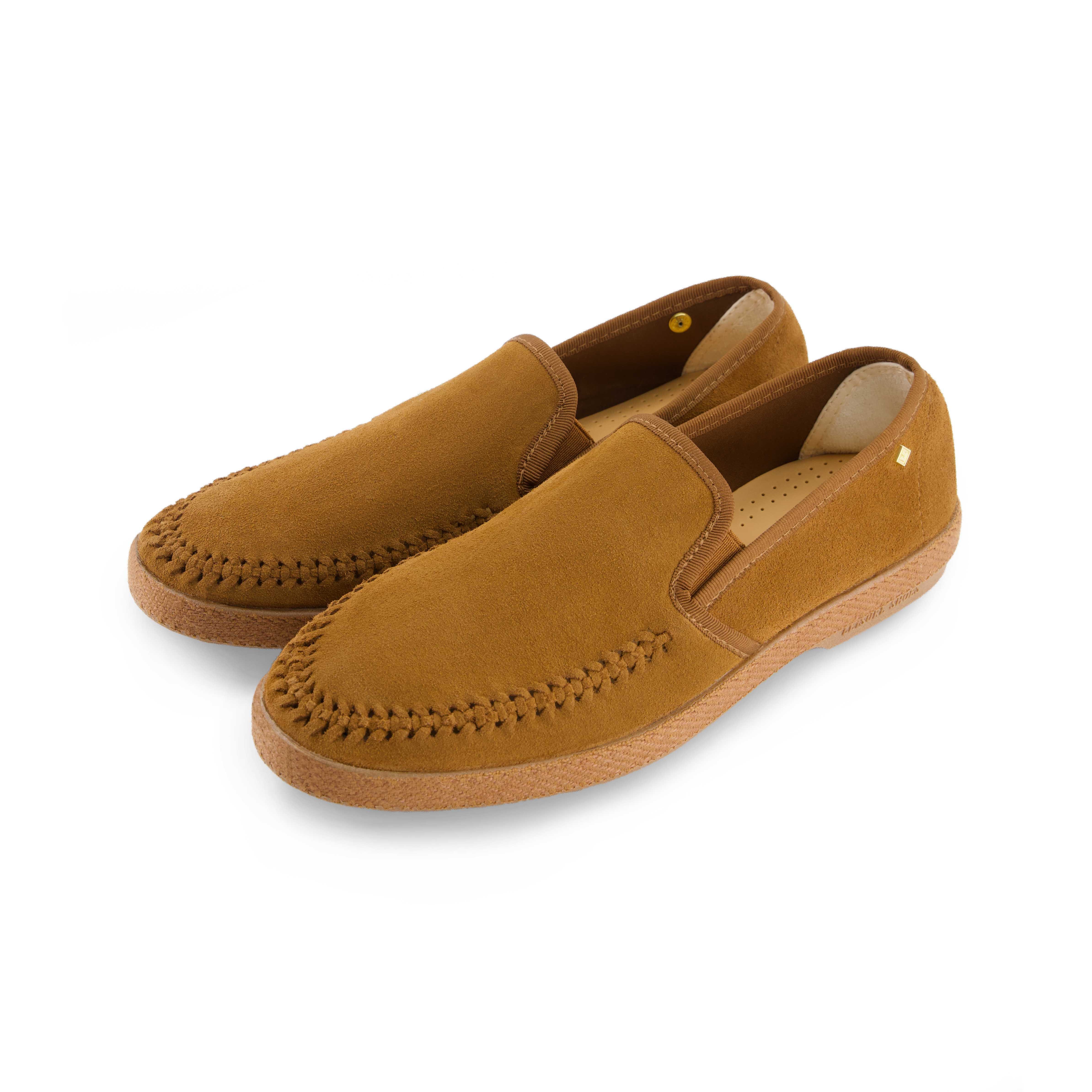 Rivieras Classic Suede Tressé 3094 espadrilles marron cuir