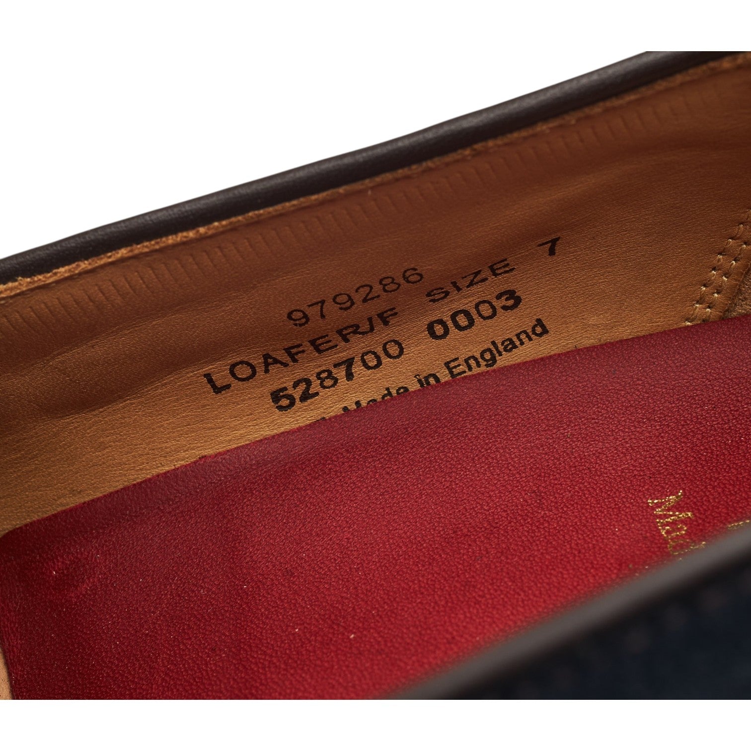 Loake 979286 mocassins homme daim bleu marine UK 7