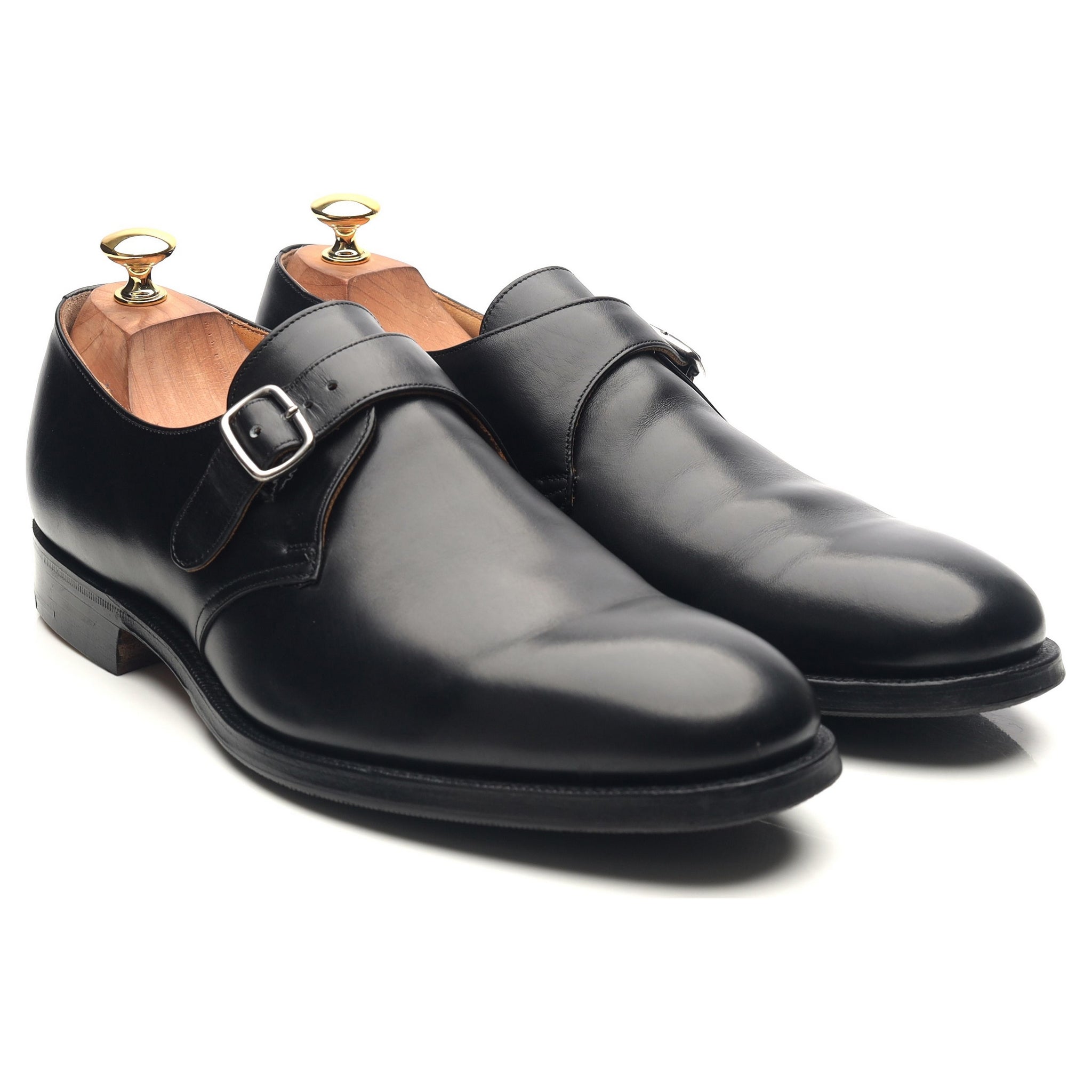 Church's Becket monk cuir noir UK 10