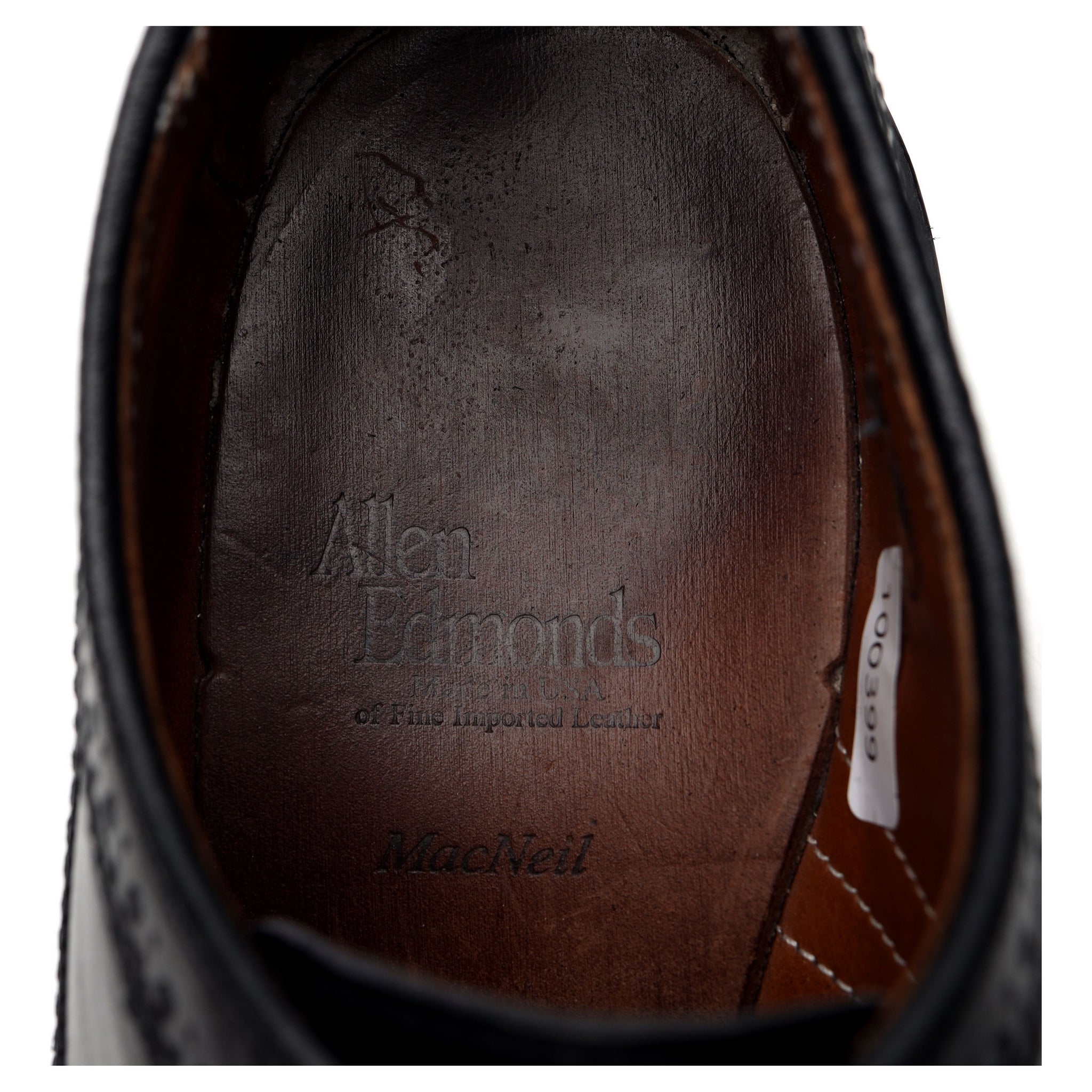 Allen Edmonds MacNeil derby cuir noir 7,5