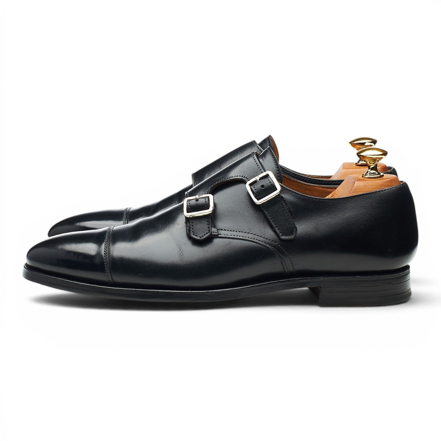 Crockett & Jones Lowndes monk cuir noir 6 UK