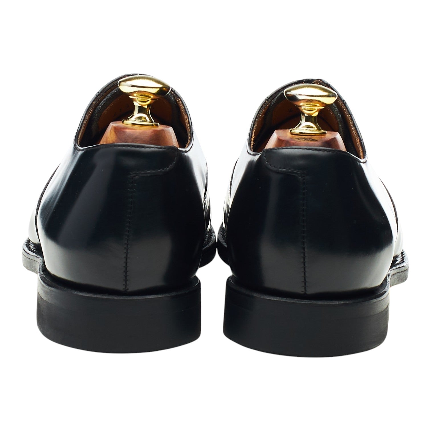 Barker Luton oxford cuir noir 7 semelle gomme