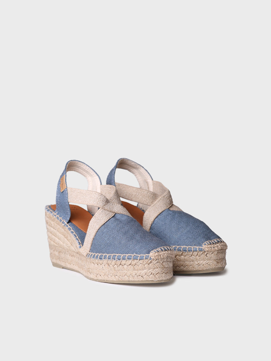Toni Pons Toda-NT espadrille compensée toile vegan