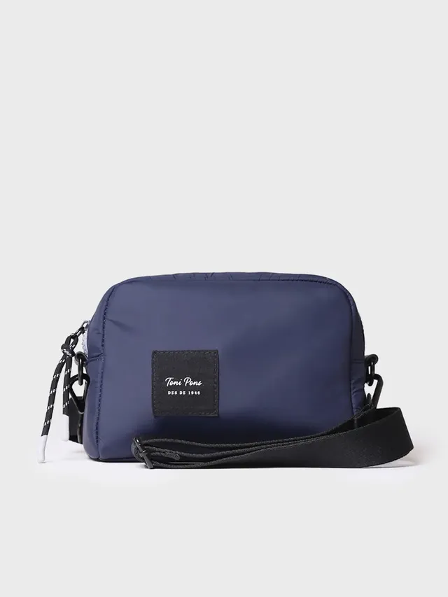 Toni Pons Granger sac bandoulière marine matelassé