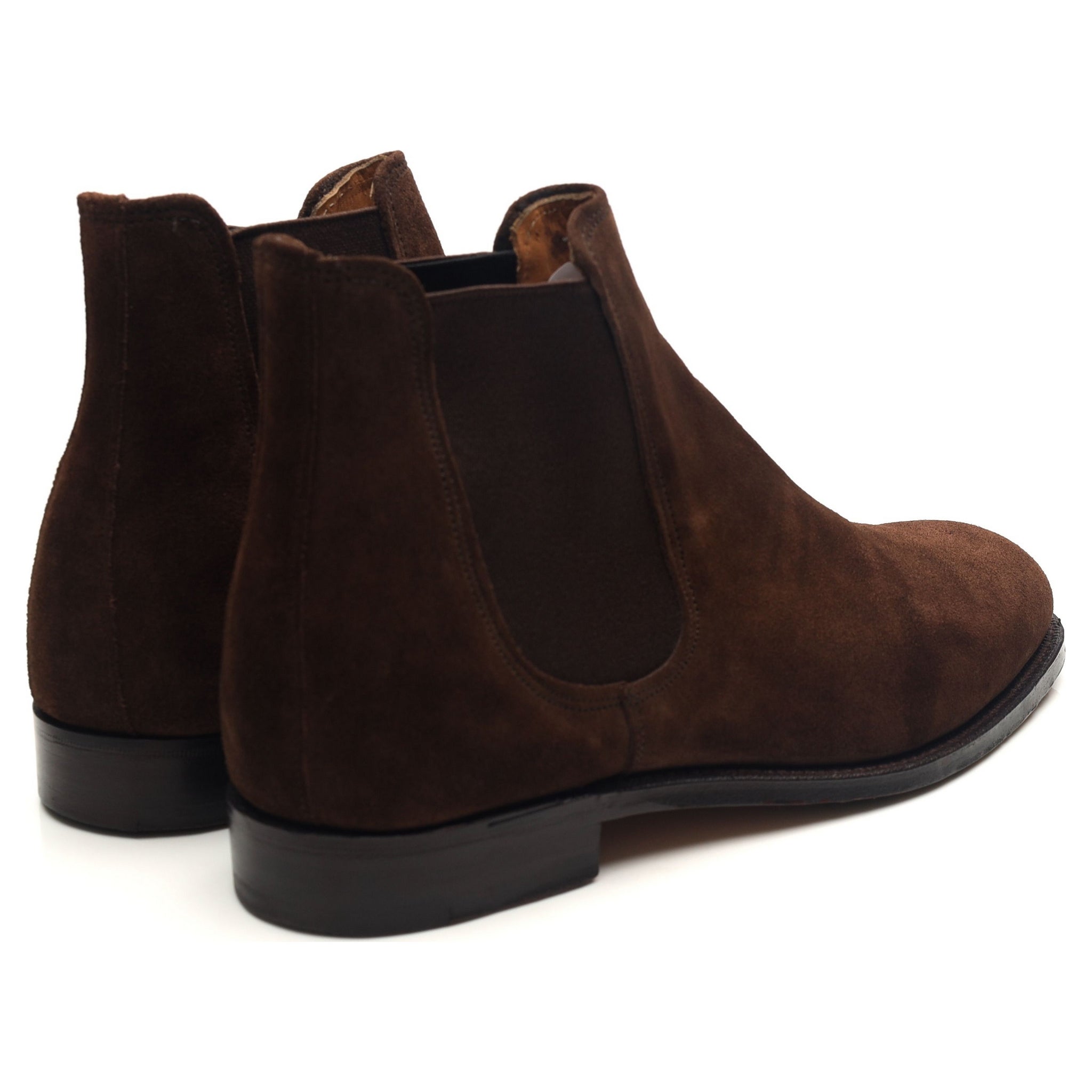 Cheaney Burghley bottines chelsea daim marron UK 7.5