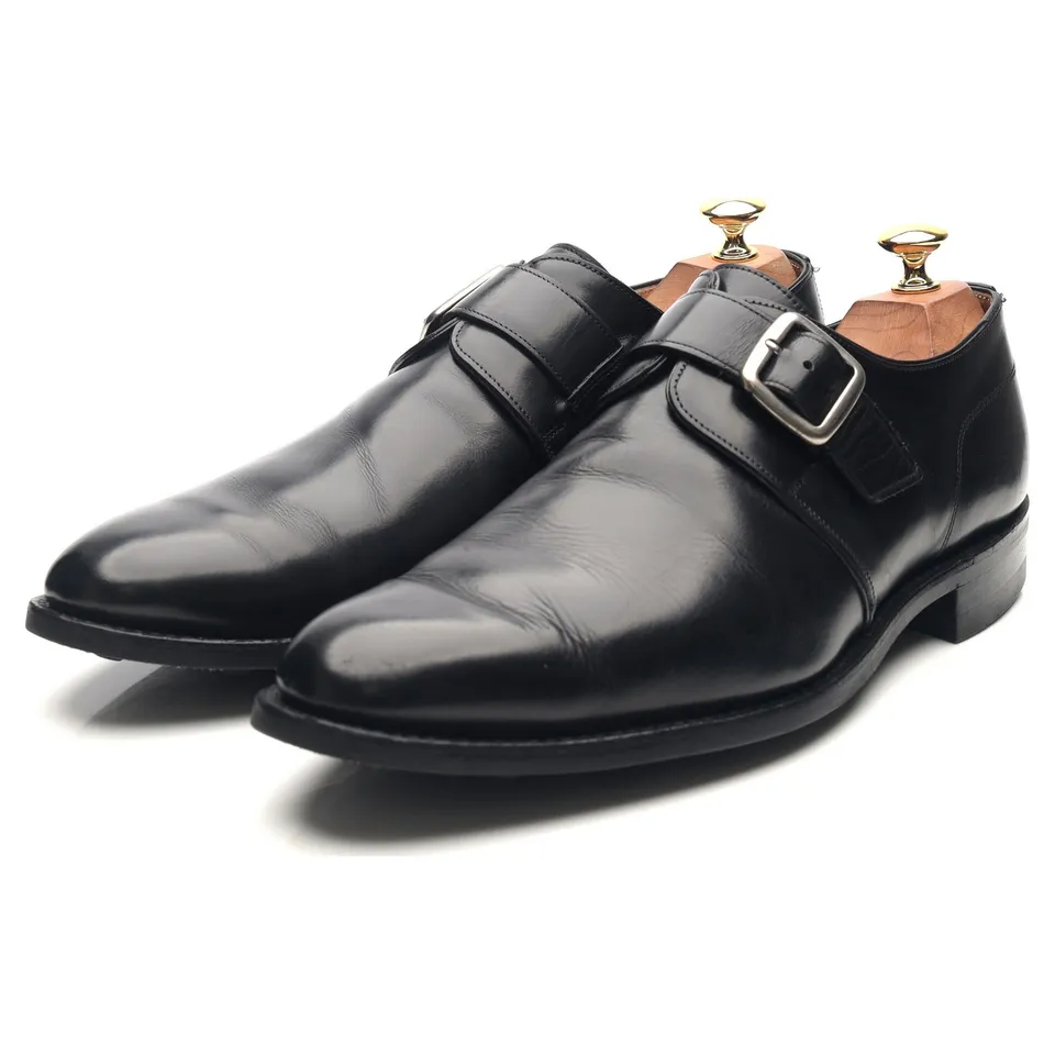 Cheaney Moorgate monk cuir noir pointure 9,5