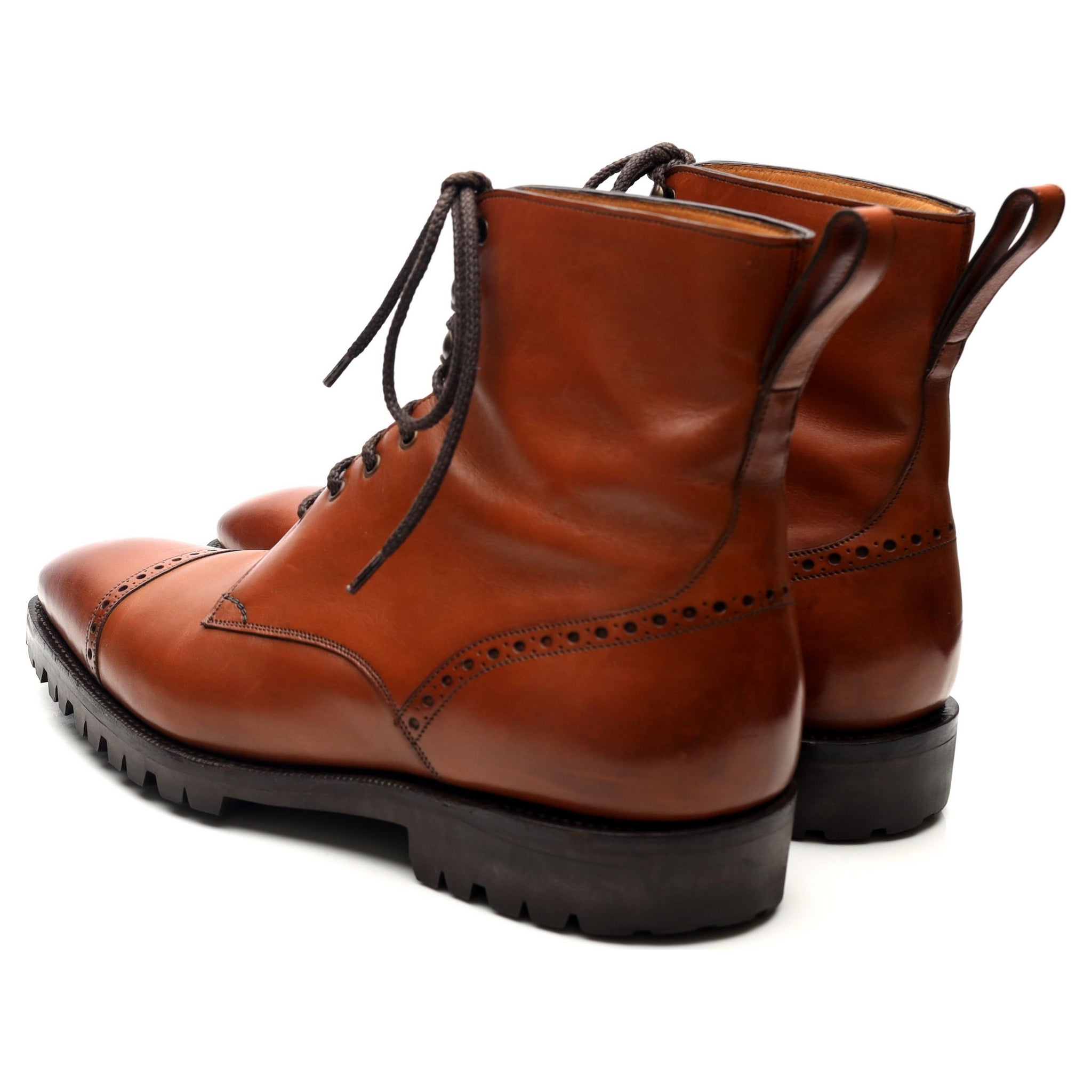 Gaziano & Girling Urban Commando boots cuir marron UK 6
