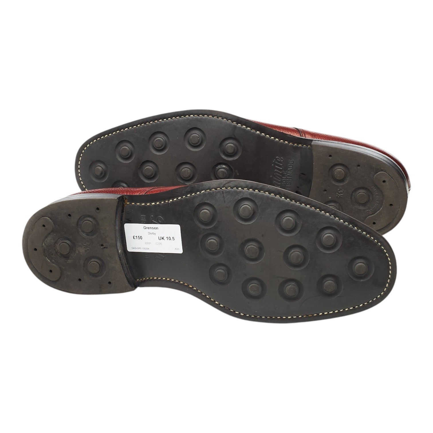 Grenson derbies cuir marron clair UK 10.5