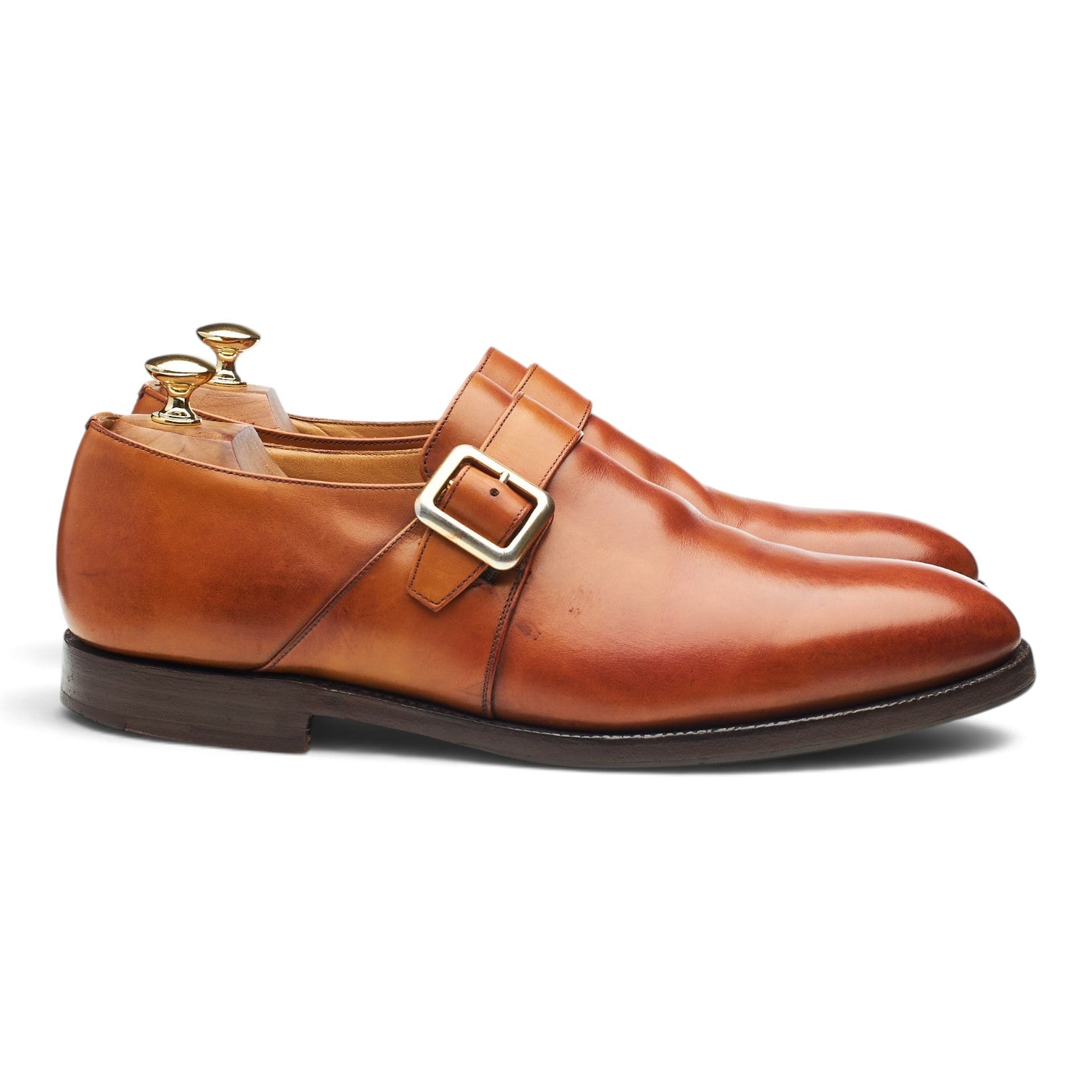 Church's Sydney Monk Cuir Marron Clair UK 10