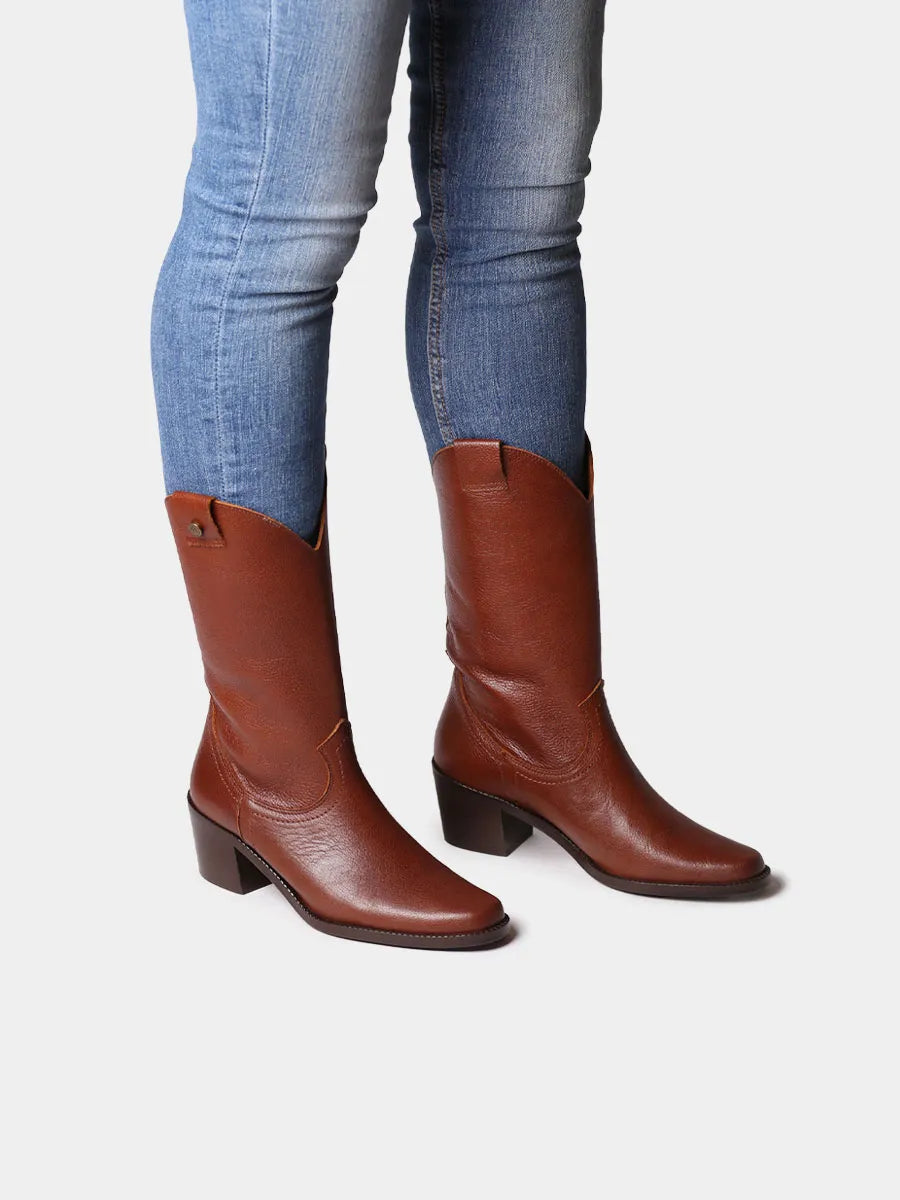 Toni Pons Ubeda boots femme cuir talon 6 cm
